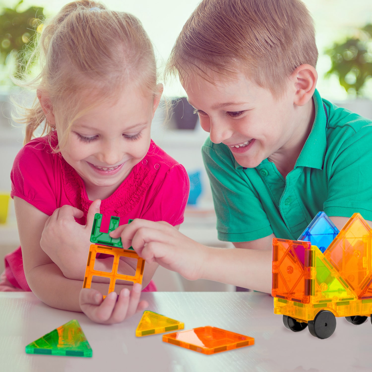 Tytan Toys STEM Education Magnetic Learning Tiles Set - Image 3