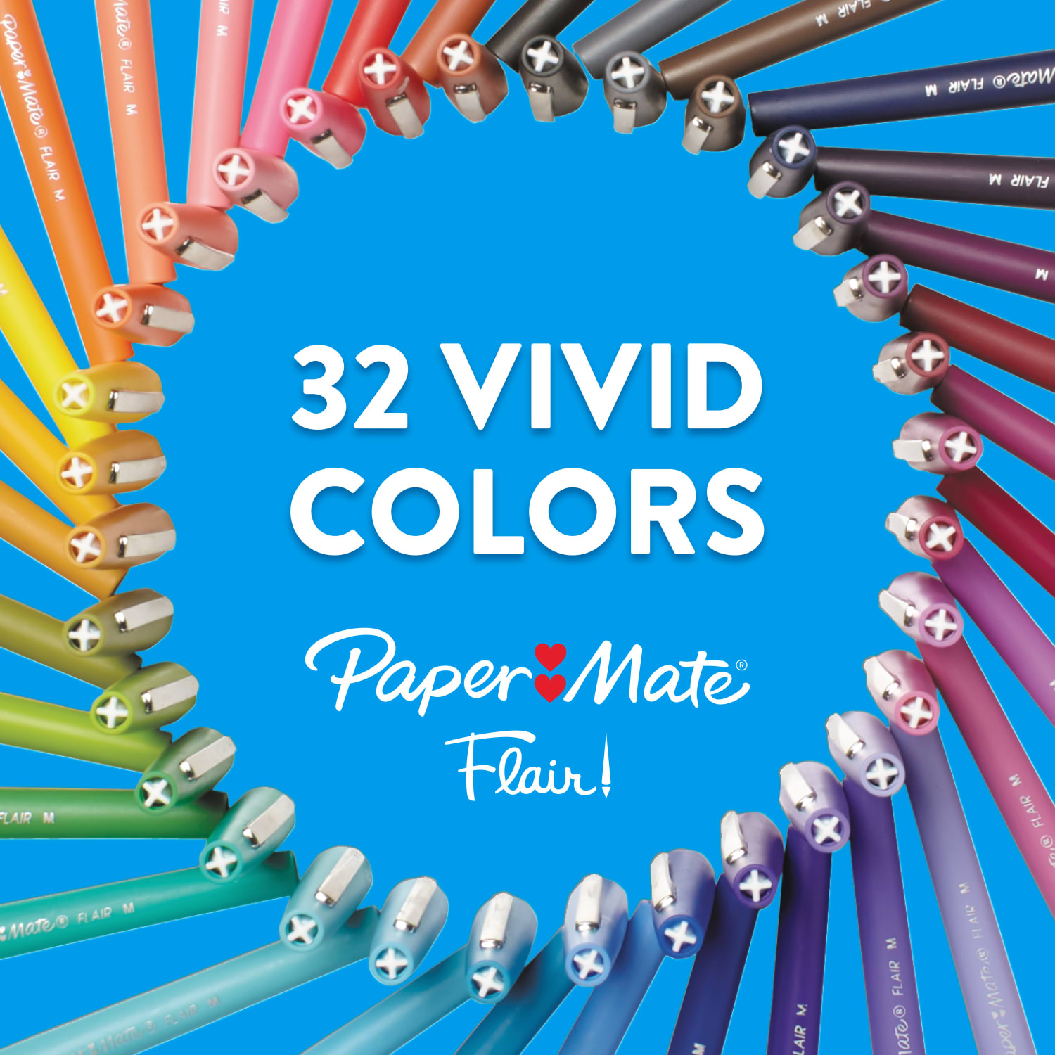 Paper Mate Flair Porous-Point Pens, Medium Point, 0.7 mm, Black Barrel, Black Ink, Pack Of 4 - Image 3
