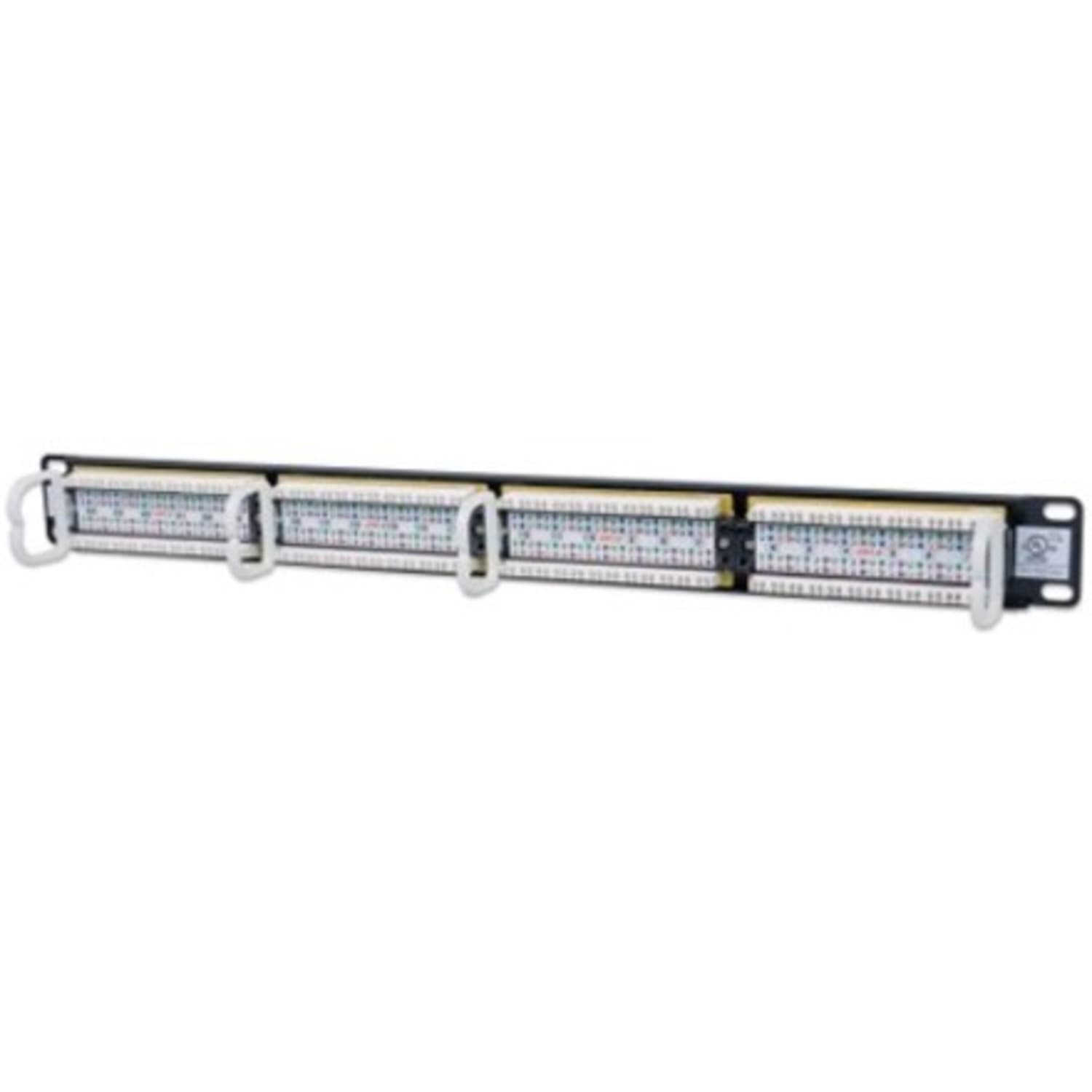 Intellinet Patch Panel, Cat6, UTP, 24-Port, 1U, Black - Patch panel - CAT 6 - UTP - RJ-45 X 24 - black - 1U - 19in - Image 6