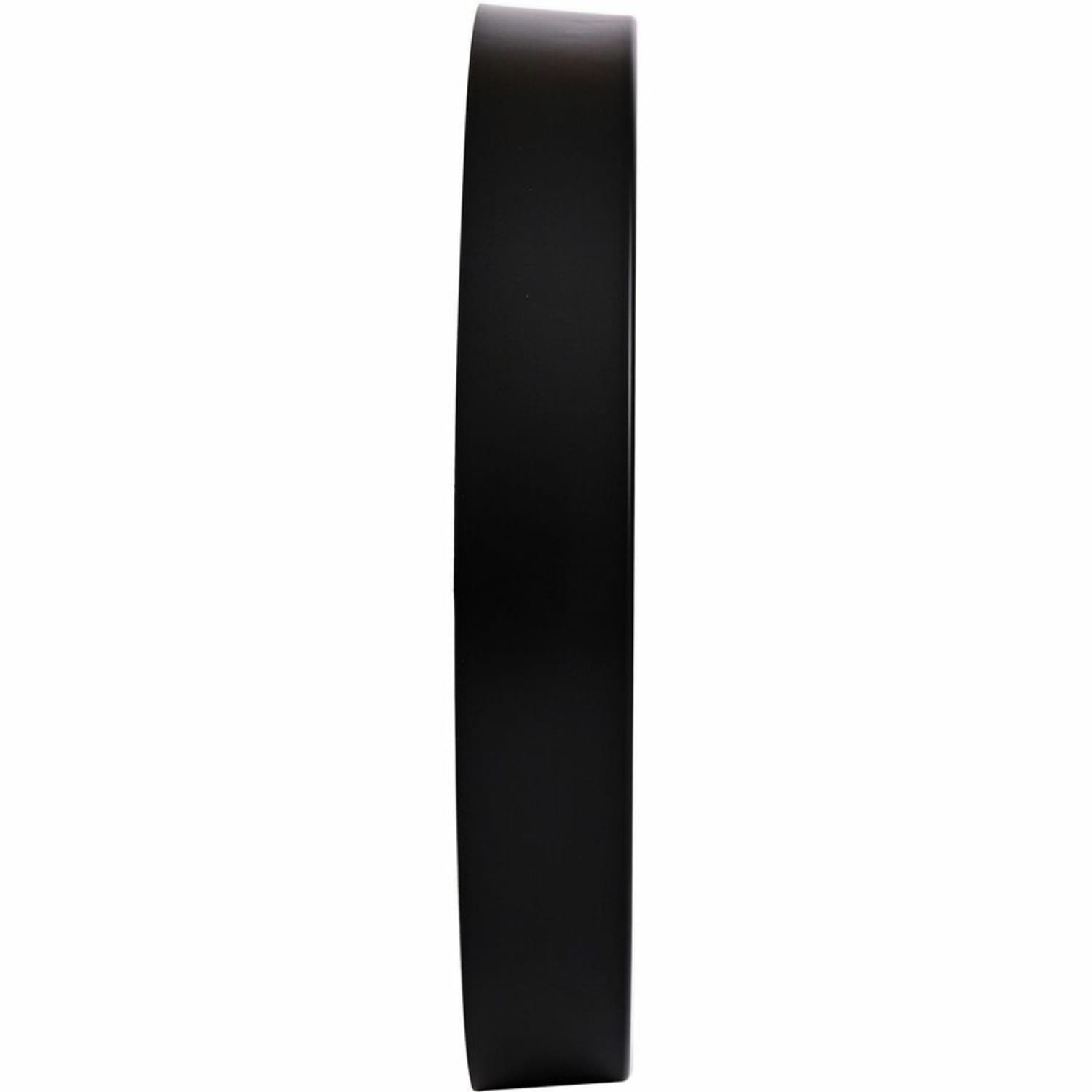 Lorell 12in Round Quiet Wall Clock - Analog - Quartz - Black Case - Image 6