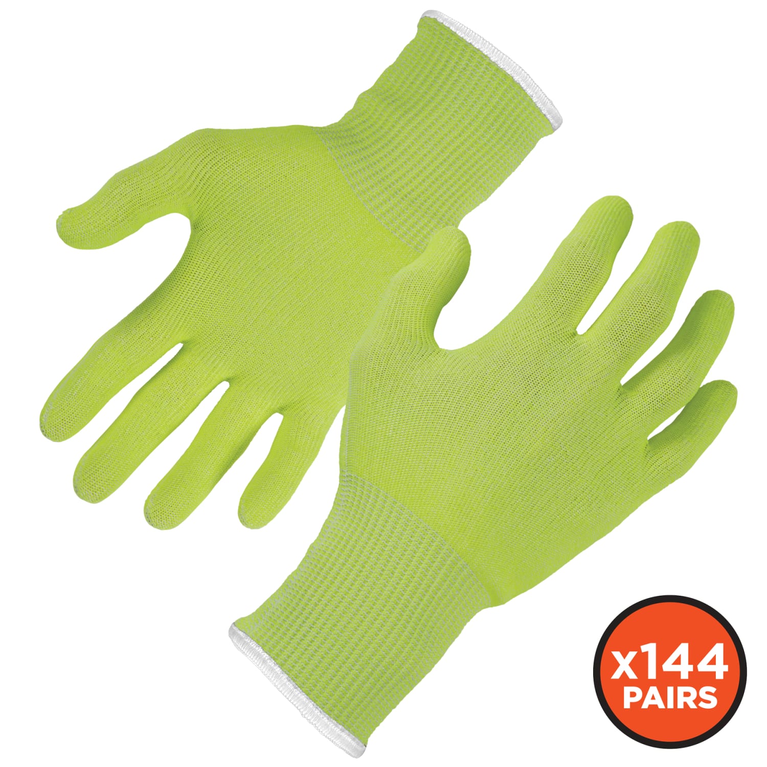 Ergodyne ProFlex 7040 Polyethylene Food Grade Gloves, XXL, Lime, Case Of 144 Pairs - Image 3