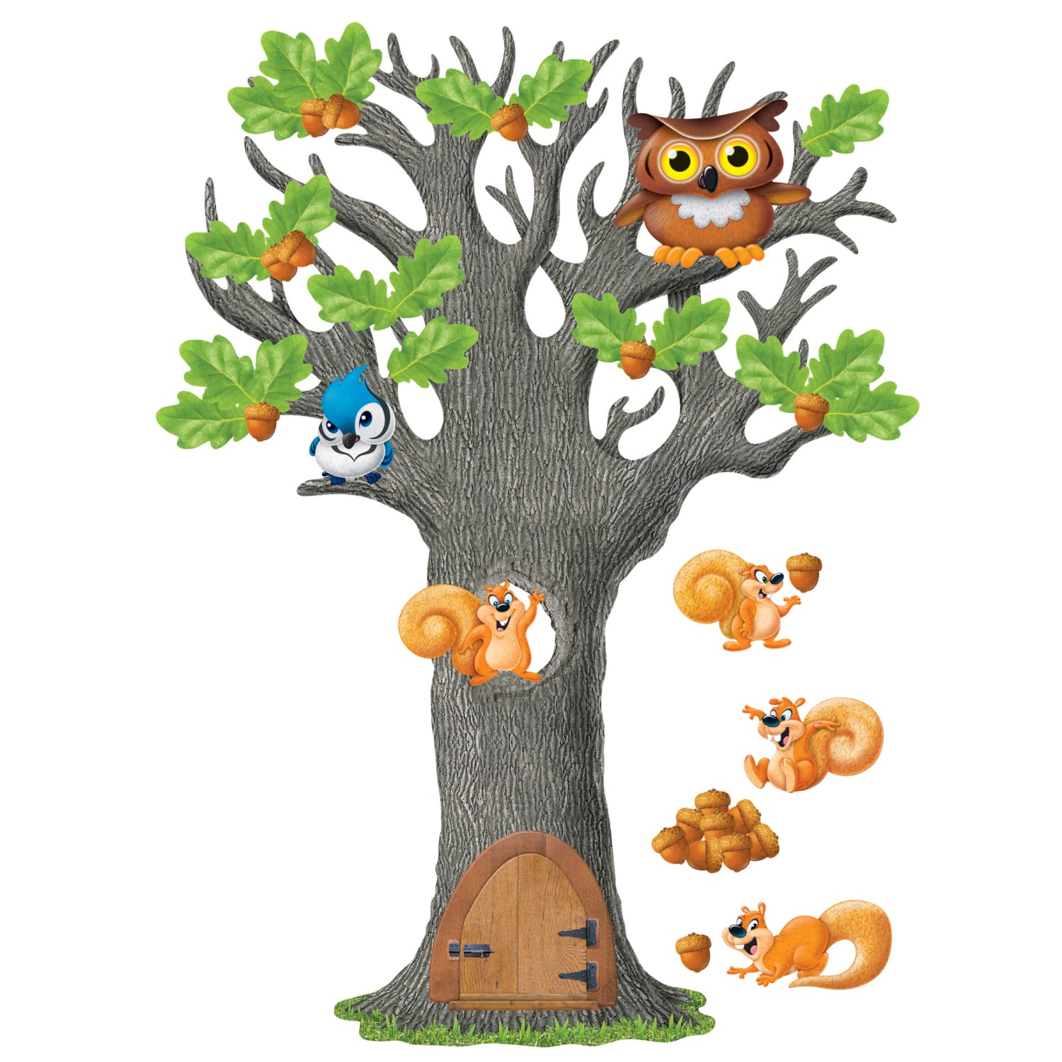 TREND Big Oak Tree Bulletin Board Set, Multicolor, Pre-K - Grade 8 - Image 4