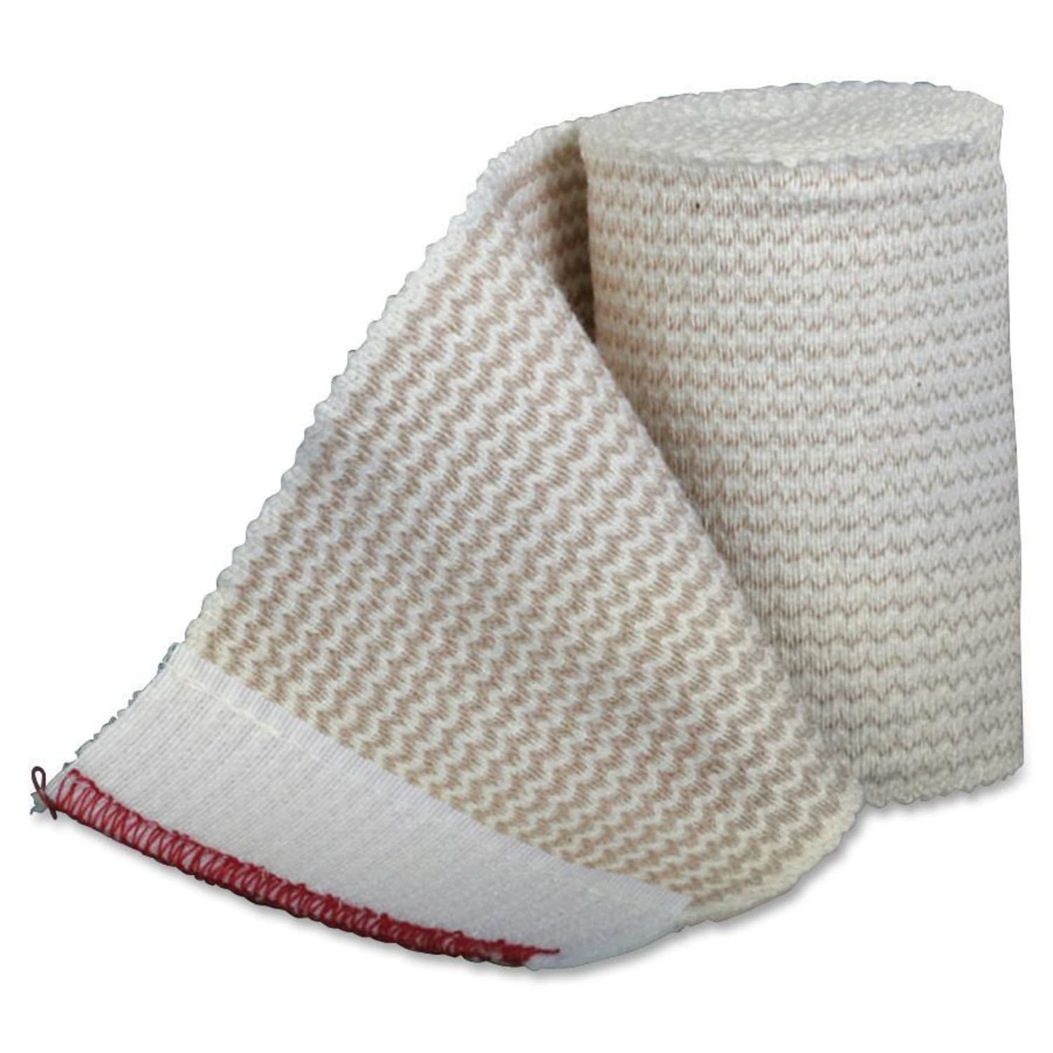 Medline Non-Sterile Matrix Elastic Bandages, 4in x 5 Yd., White/Beige, 4 Bandages Per Box, Case Of 5 Boxes - Image 3