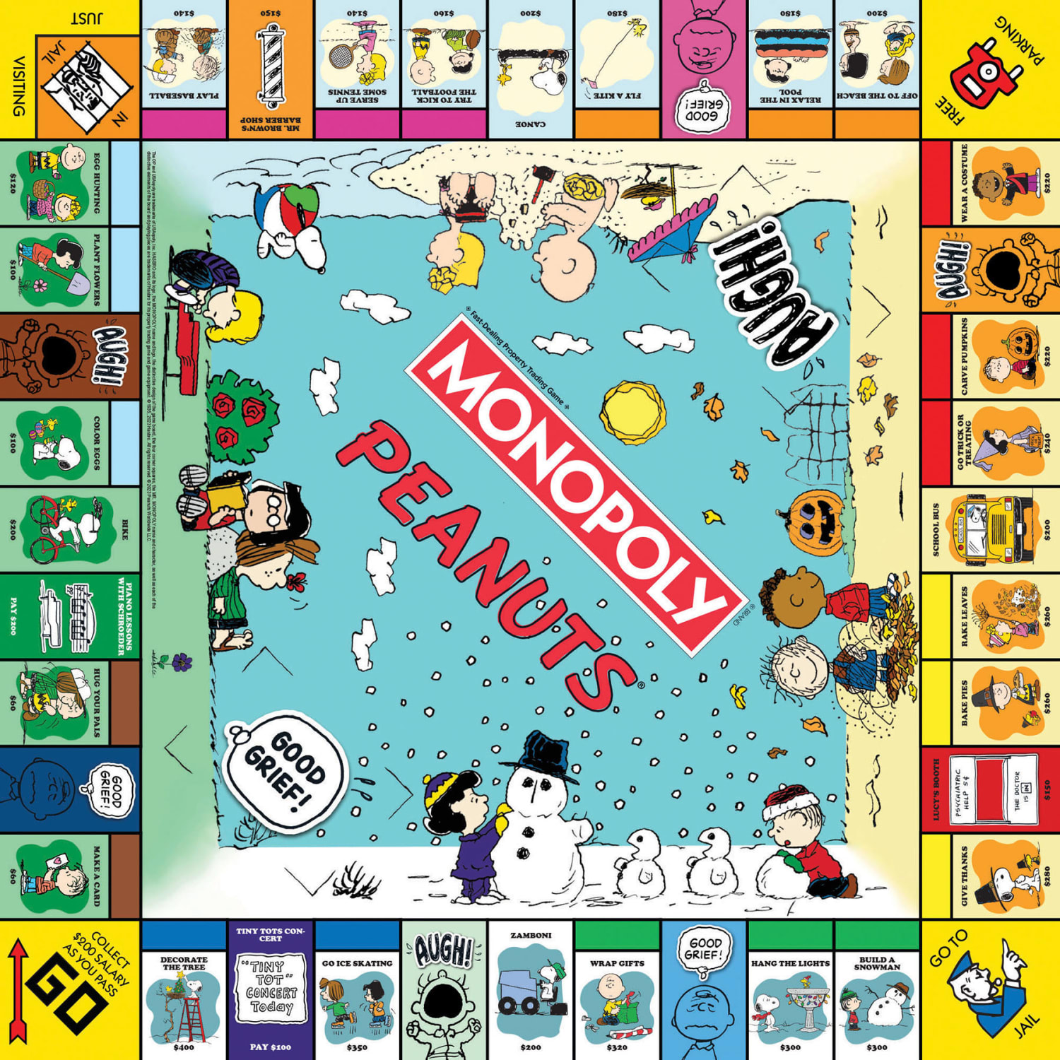 USAopoly MONOPOLY: Peanuts Board Game - Image 4
