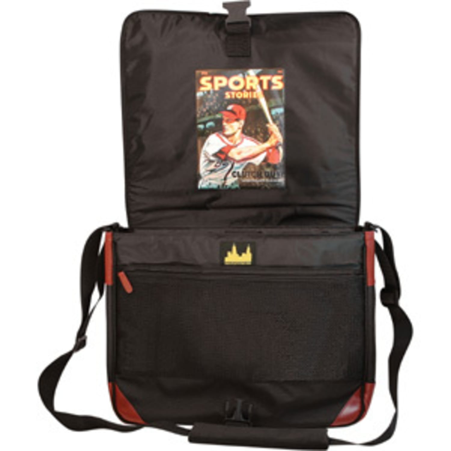 Mobile Edge Maddie Powers Messenger Bag, Black/Burgundy - Image 3