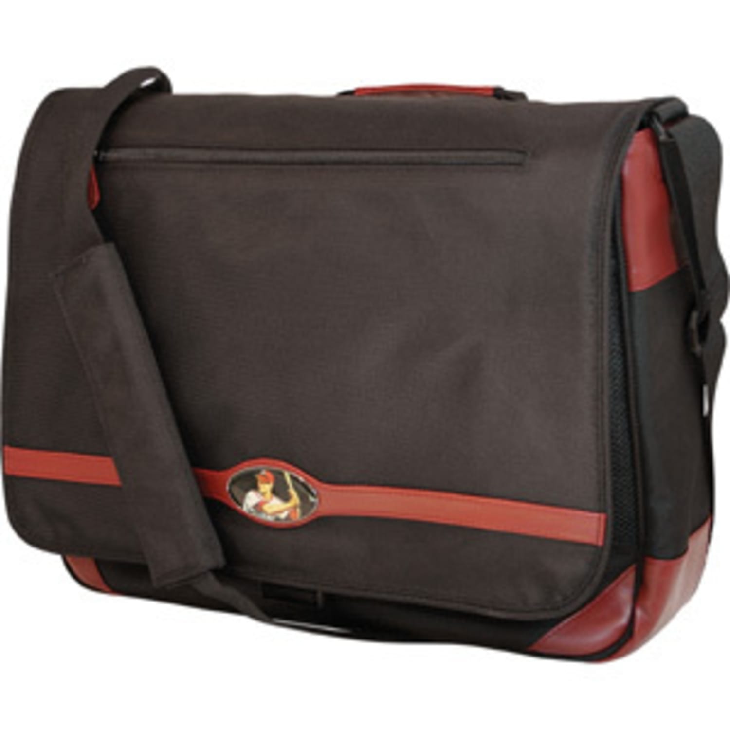 Mobile Edge Maddie Powers Messenger Bag, Black/Burgundy - Image 4