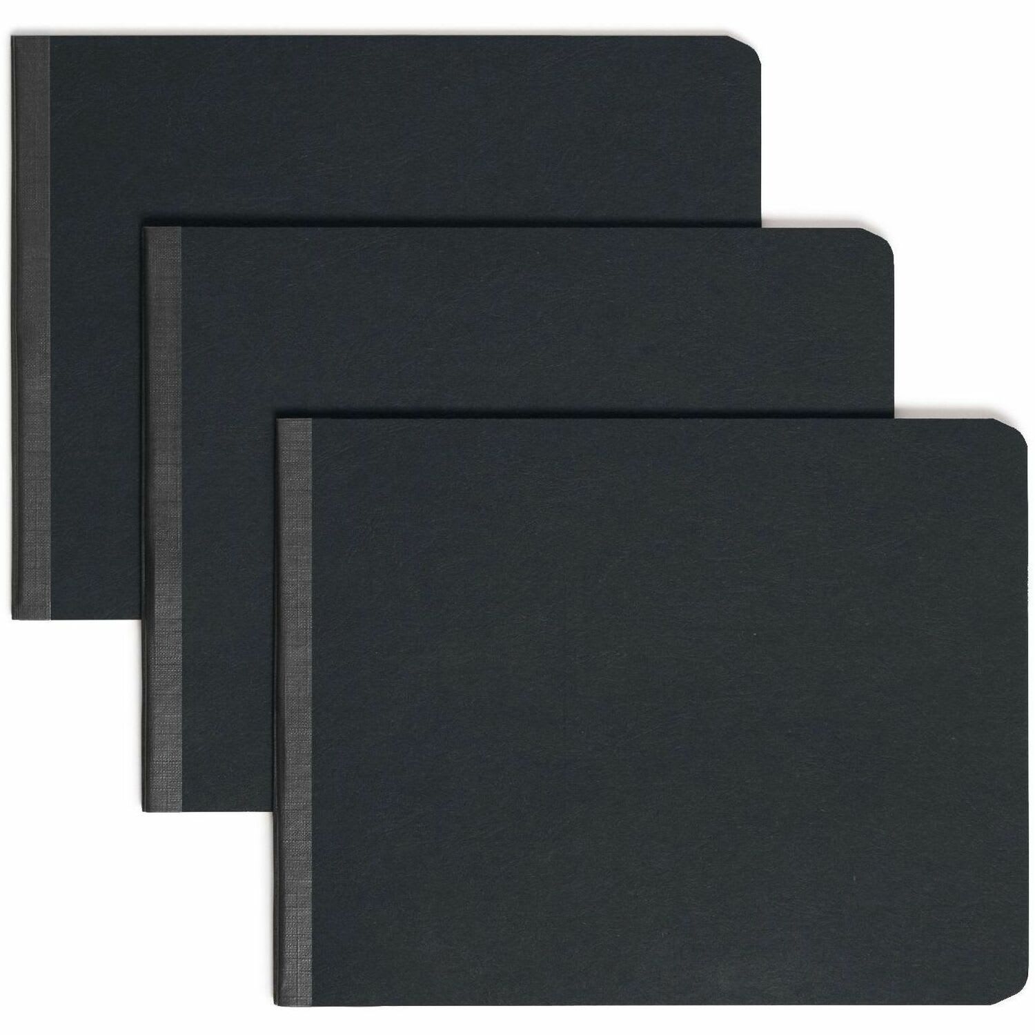 Smead Color Pressboard Binder Cover, 8 1/2in x 11in, 60% Recycled, Black