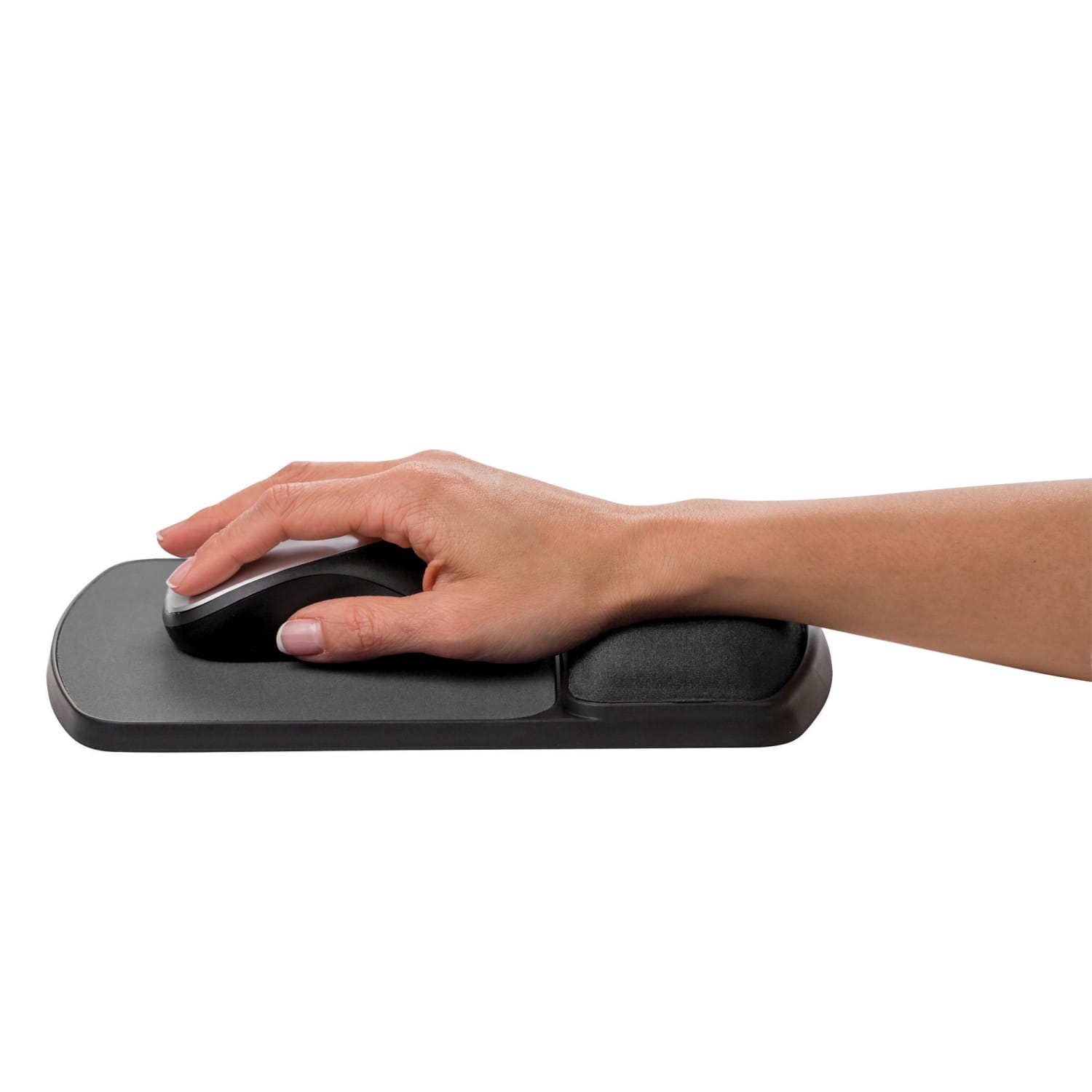 Fellowes Gel Wrist Rest/Mouse Pad, Graphite - Image 4