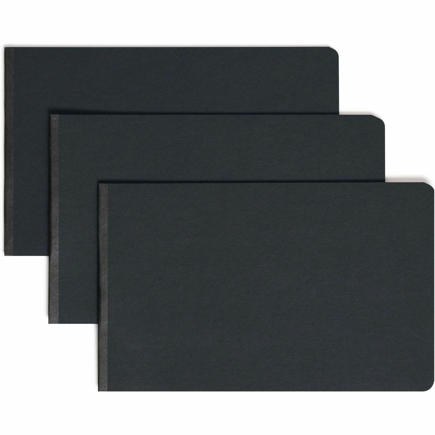 Smead Color Pressboard Binder Covers, 8 1/2in x 14in, 60% Recycled, Black - Image 3