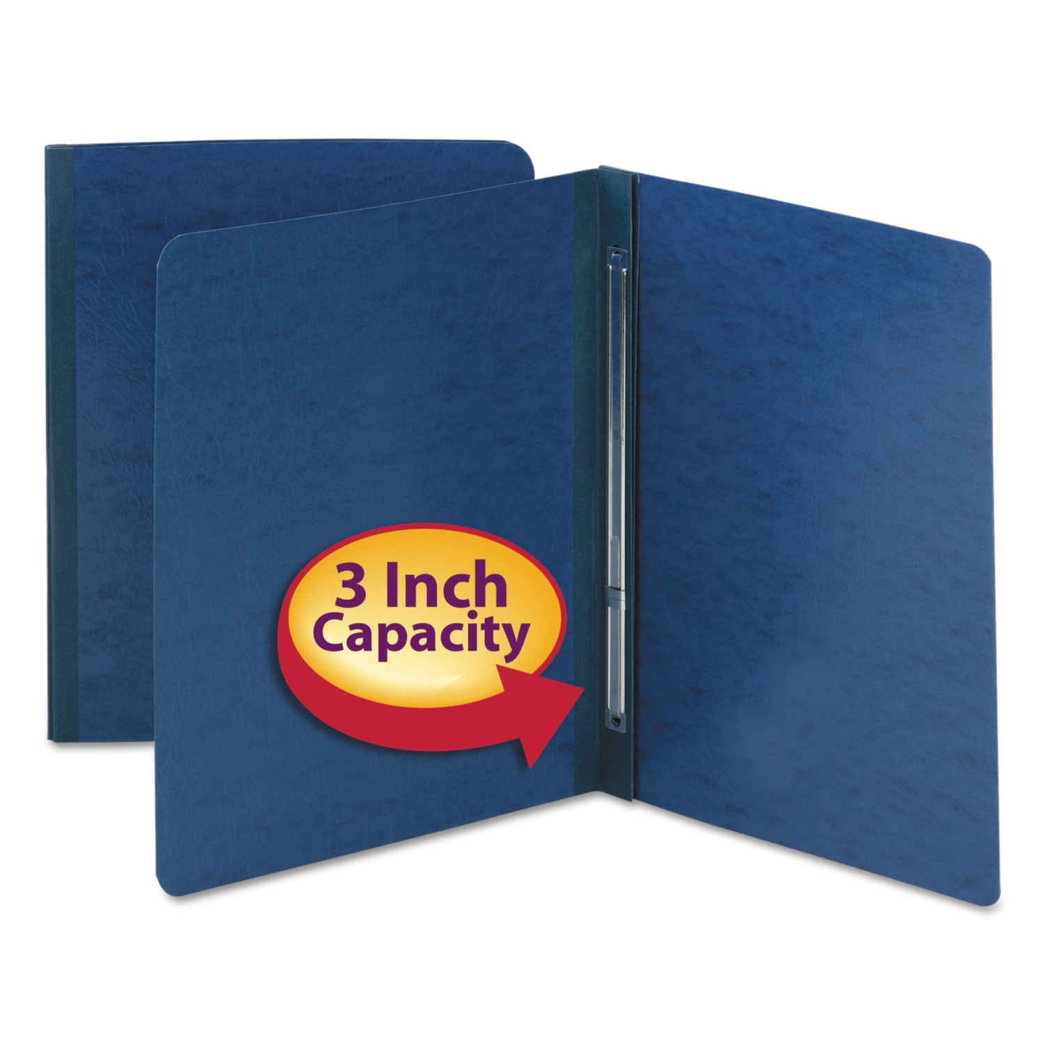 Smead Color Pressboard Binder Covers, 8 1/2in x 11in, 60% Recycled, Dark Blue - Image 3