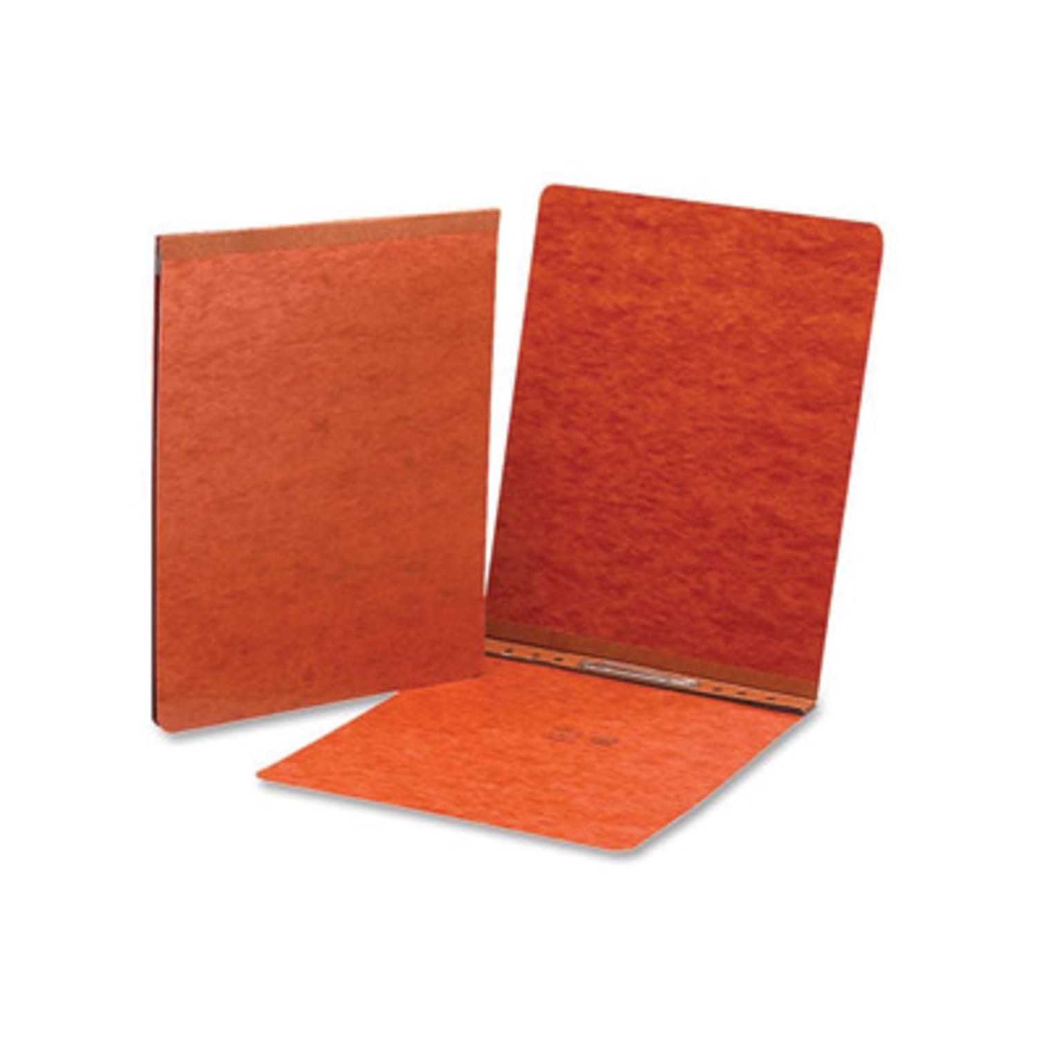 Smead Color Pressboard Binder Cover, 8 1/2in x 11in, 60% Recycled, Red