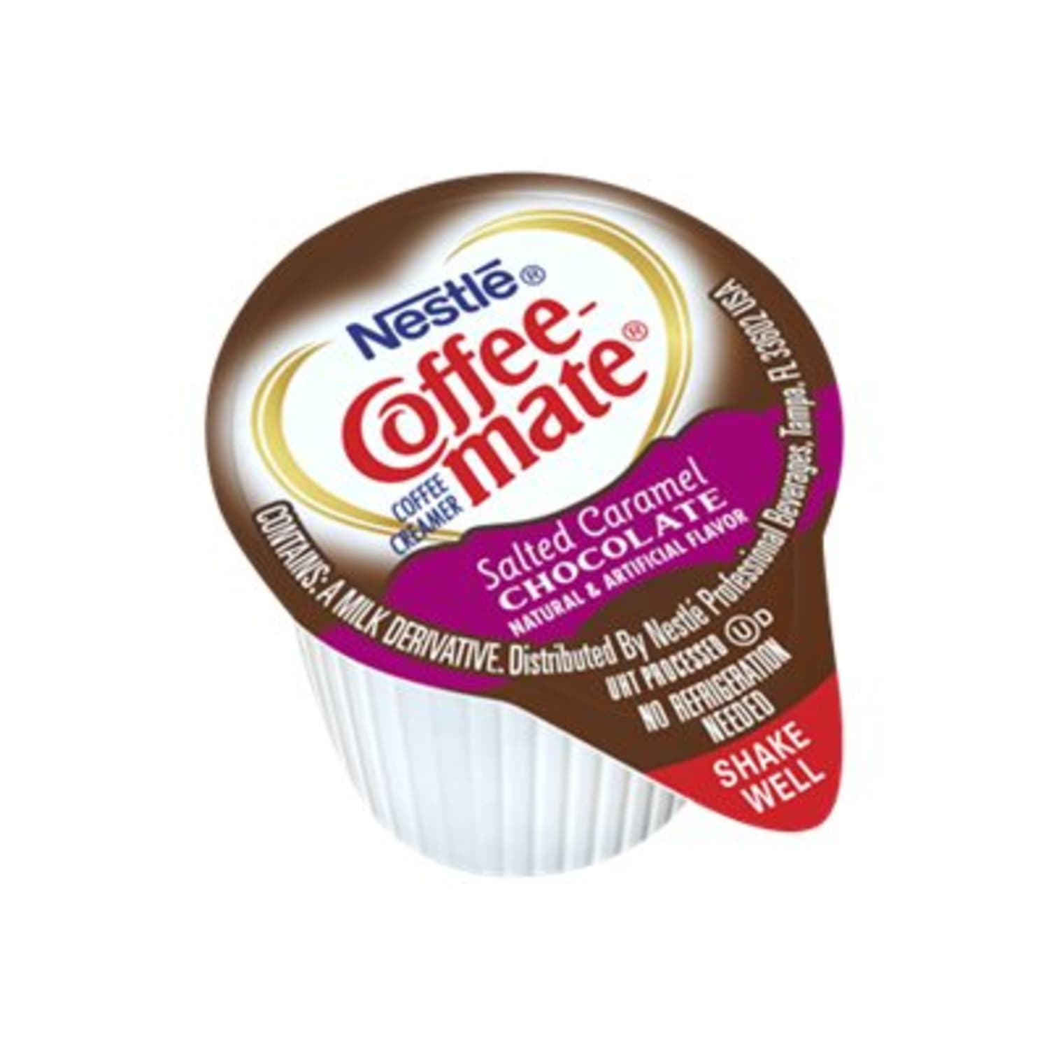 Nestle Coffee-mate Liquid Creamer, Salted Caramel Chocolate Flavor, 0.38 Oz Single Serve x 50 - Image 3