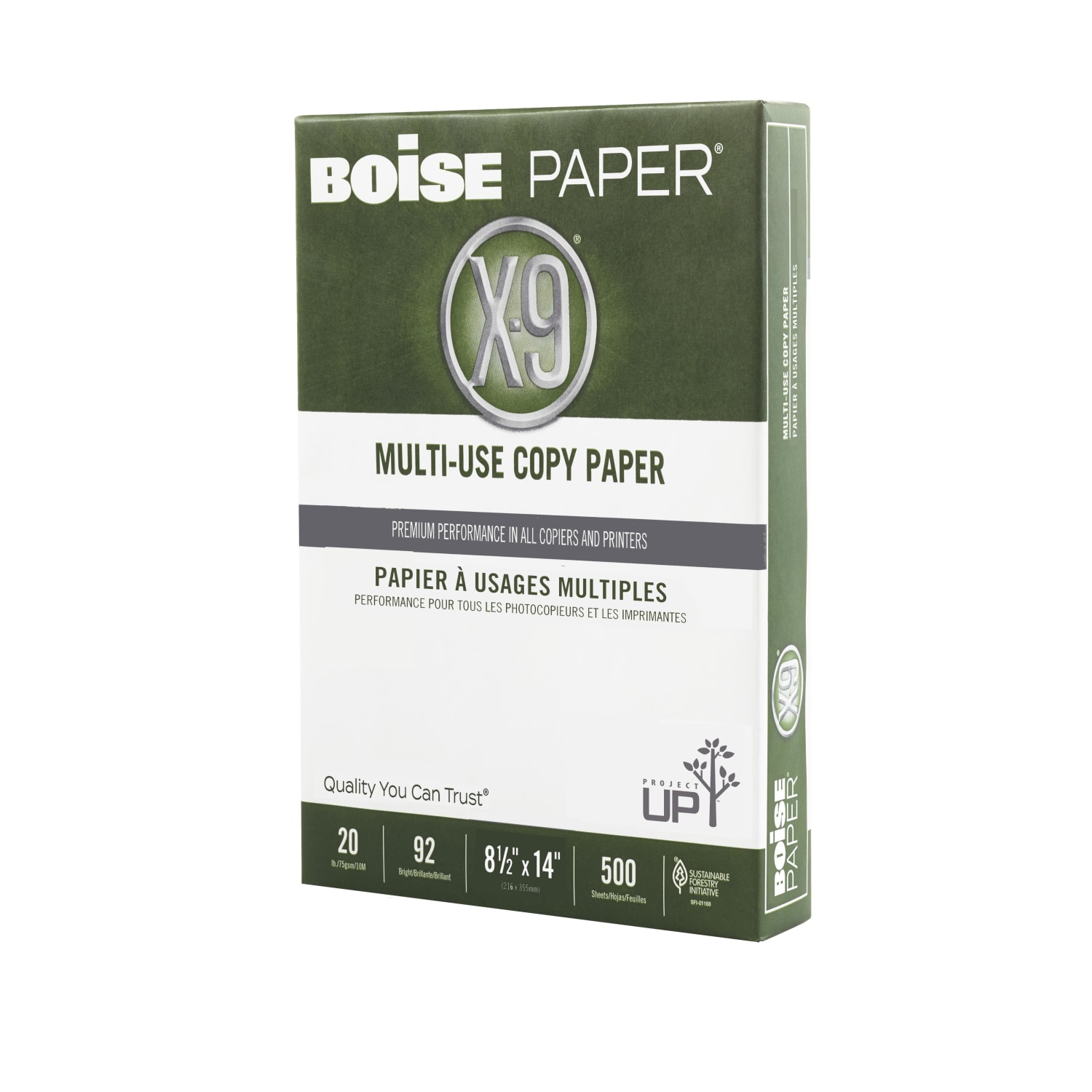 Boise X-9 Multi-Use Printer & Copy Paper, 10 Reams, White, Legal (8.5in x 14in), 5000 Sheets Per Case, 20 Lb, 92 Brightness - Image 4