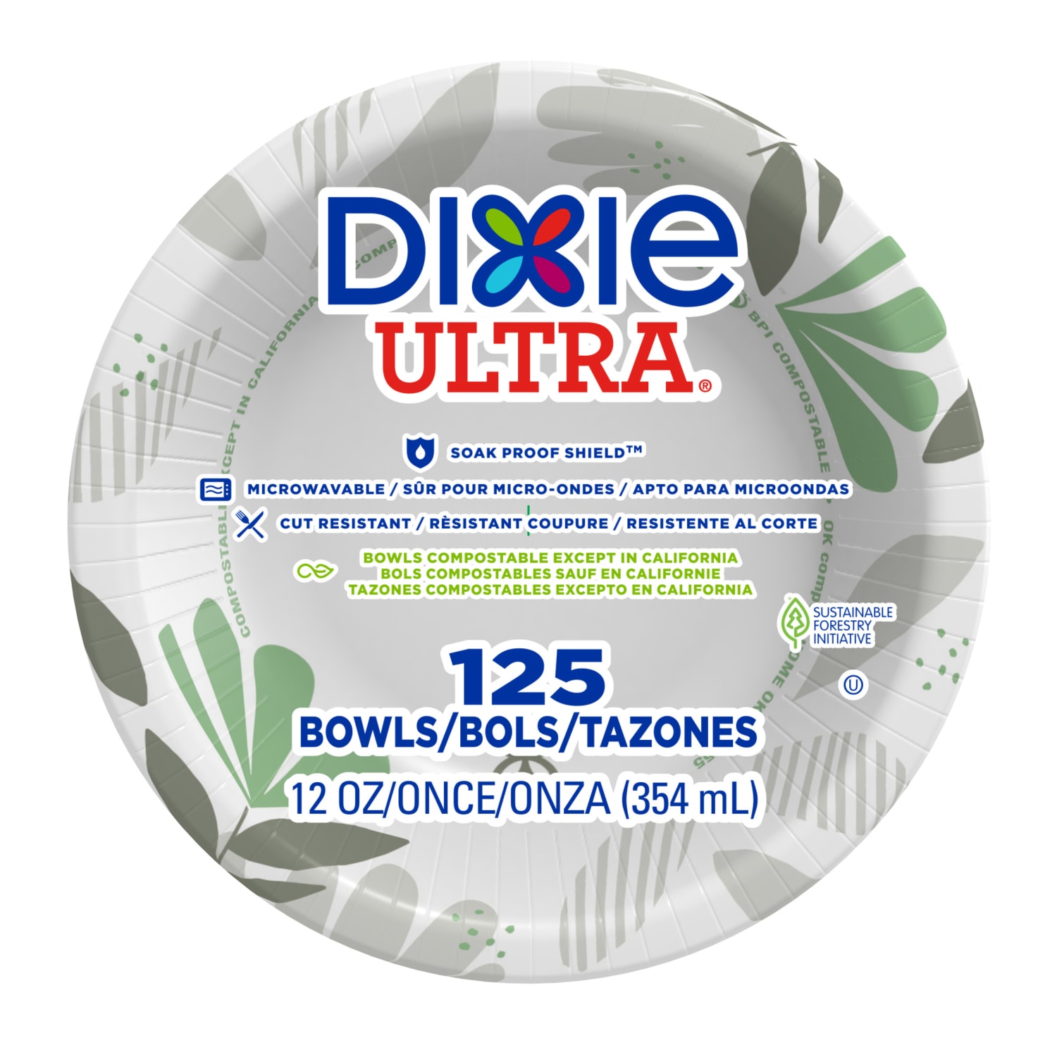 Dixie Ultra Heavyweight Paper Bowls, 12 Oz, Case Of 500