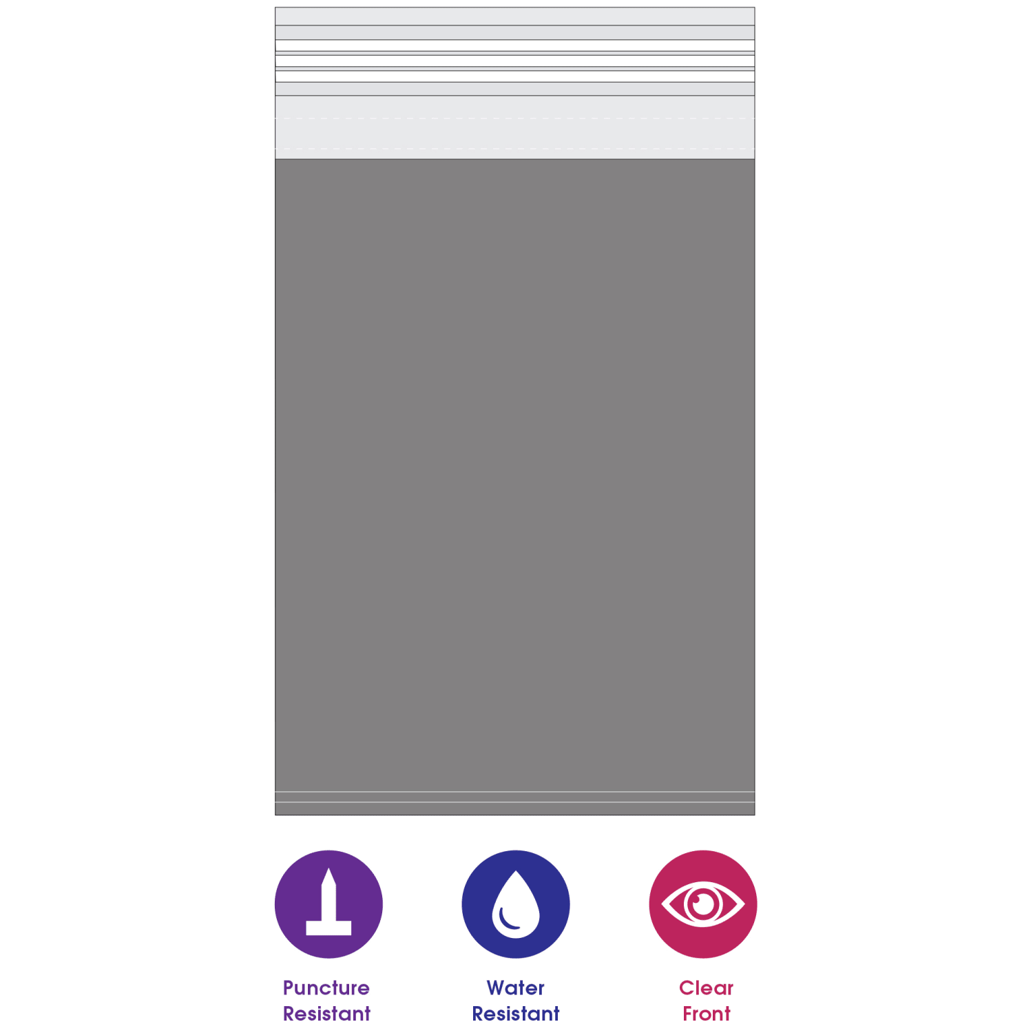 Partners Brand Clear View Poly Mailers, 9in x 12in, Pack Of 500 - Image 5