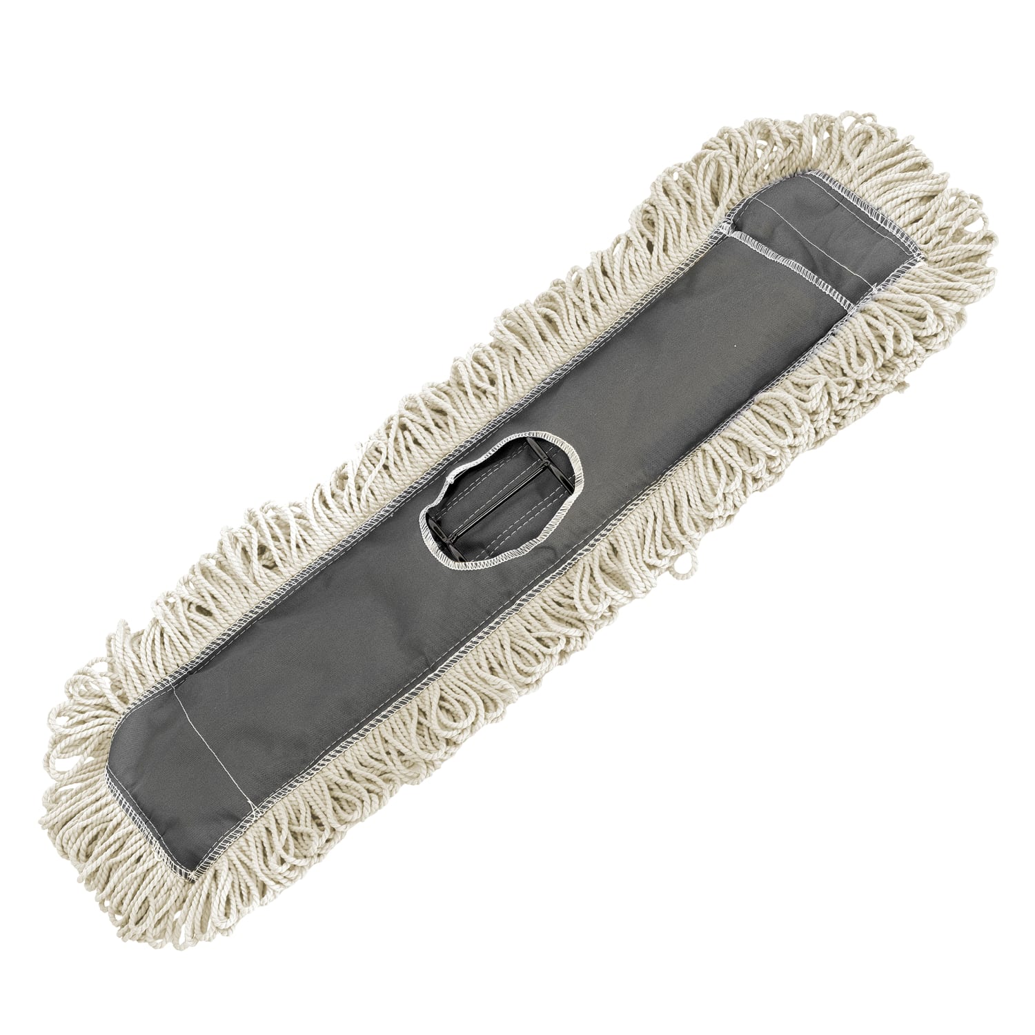 Alpine Cotton Dust/Dry Mop Replacement Heads, 24in, White, Pack Of 5 Heads - Image 3