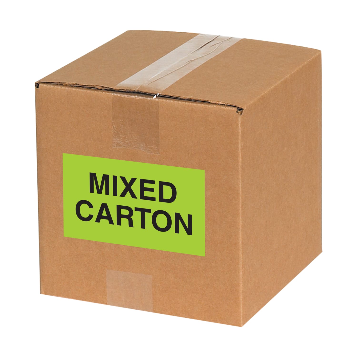 Tape Logic Preprinted Special Handling Labels, DL2501, "Mixed Carton", 5in x 3in, Bright Yellow, Roll Of 500 - Image 3
