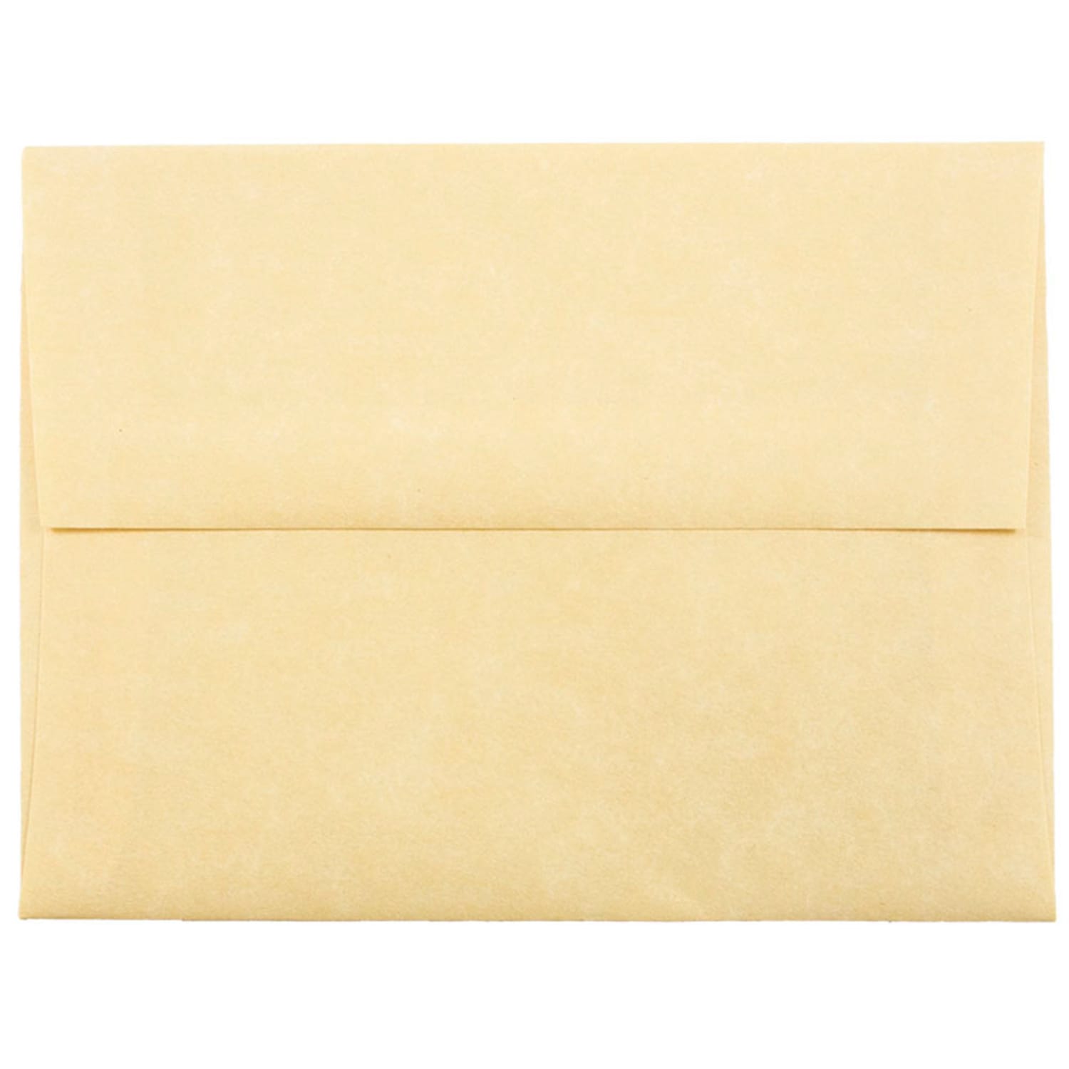 JAM Paper Booklet Invitation Envelopes, A2, Gummed Seal, 30% Recycled, Antique Gold, Pack Of 25