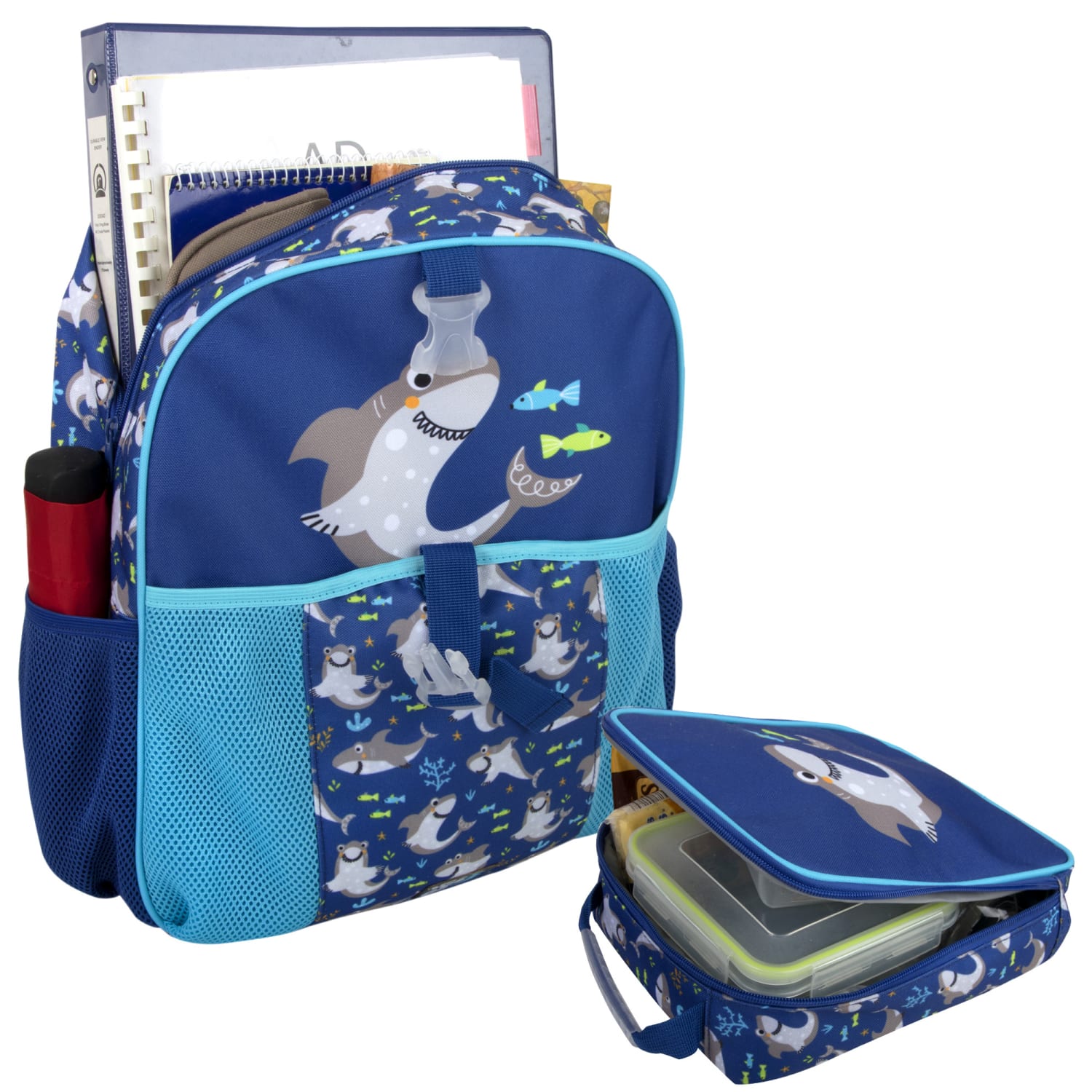 Trailmaker Up We Go Lunch Backpack, Shark - Image 5