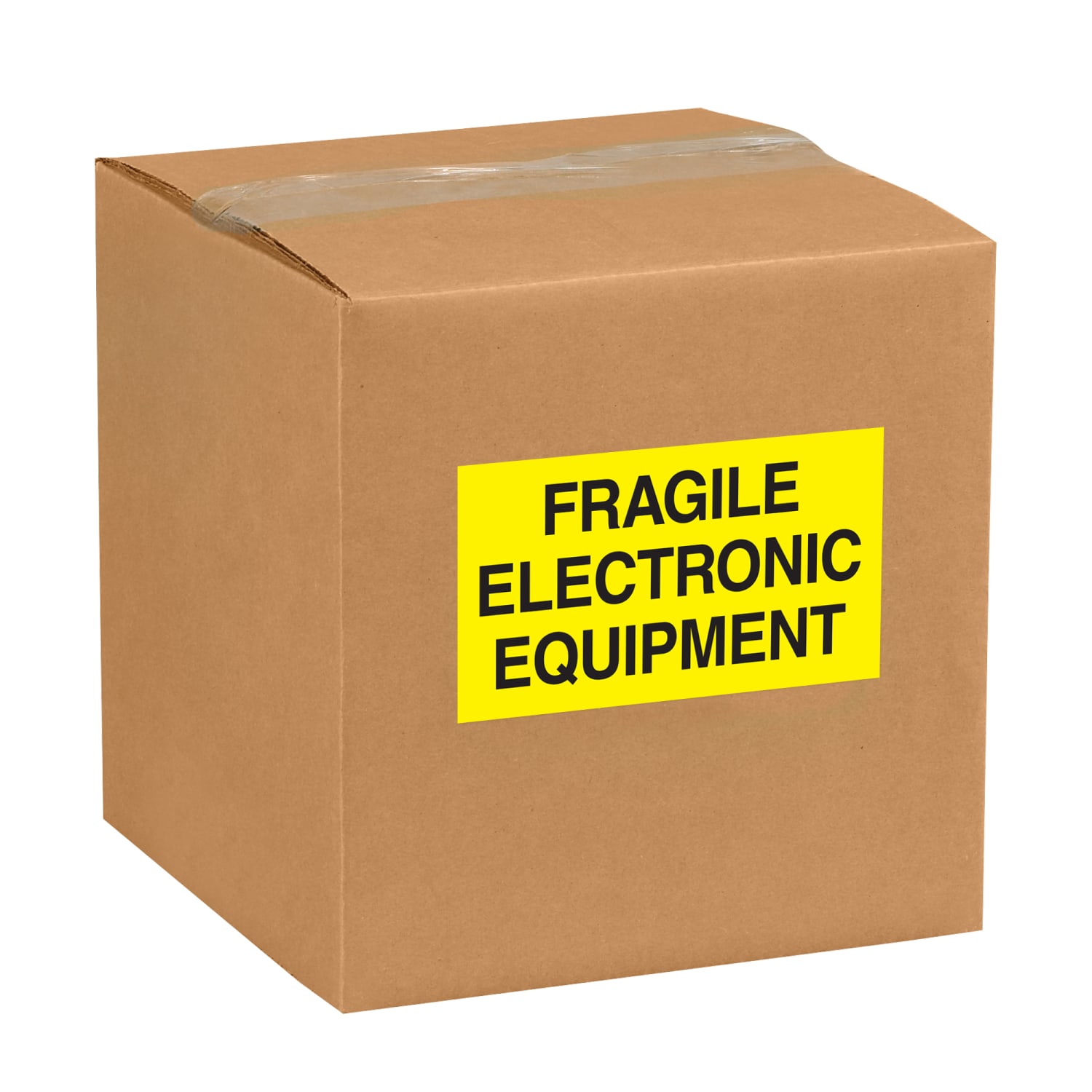 Tape Logic Preprinted Special Handling Labels, DL2441, "Fragile Electronic Equipment", 5in x 3in, Bright Yellow, Roll Of 500 - Image 3