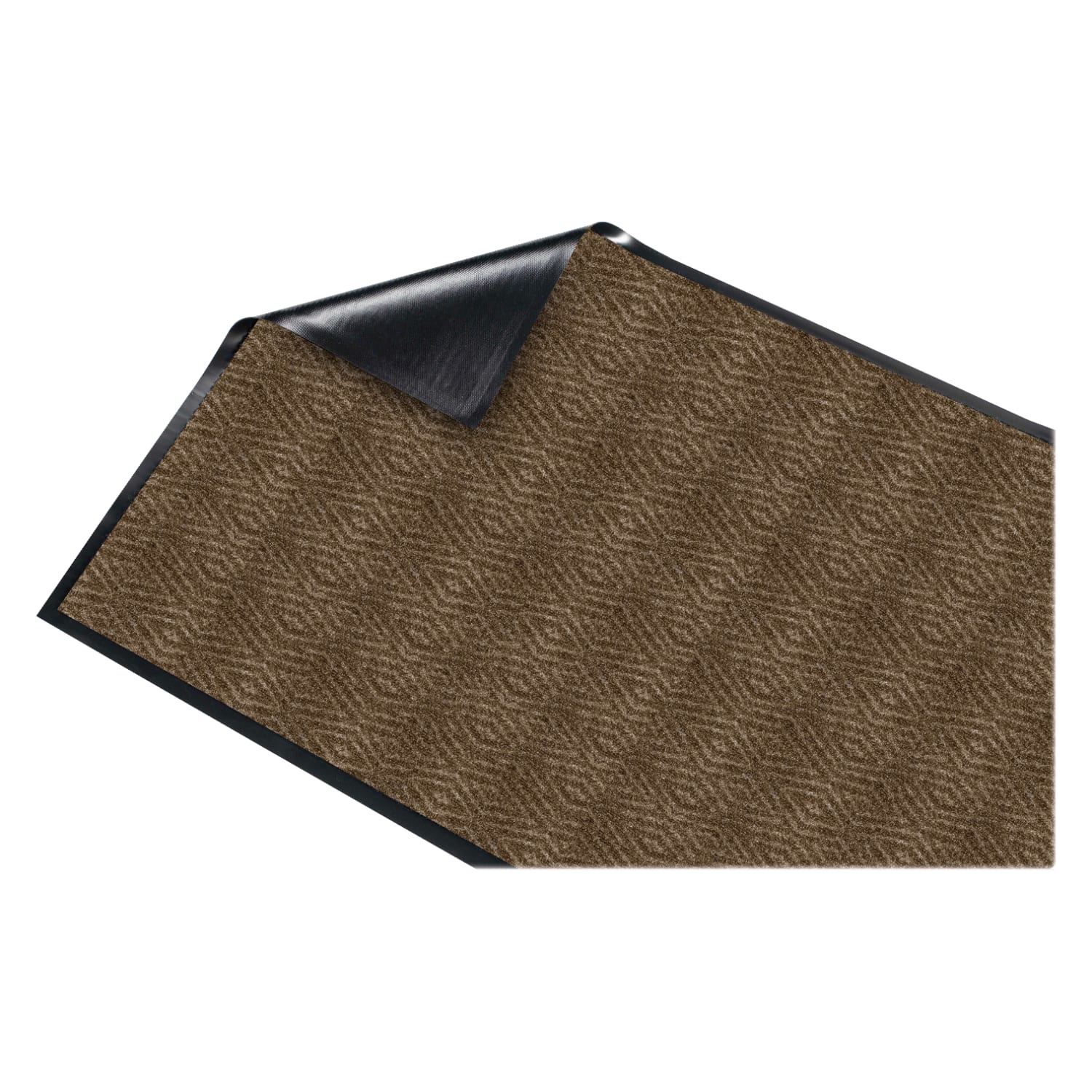 Genuine Joe Dual-Ribbed Indoor Floor Mat, 4ft x 6ft, Chocolate - Image 4