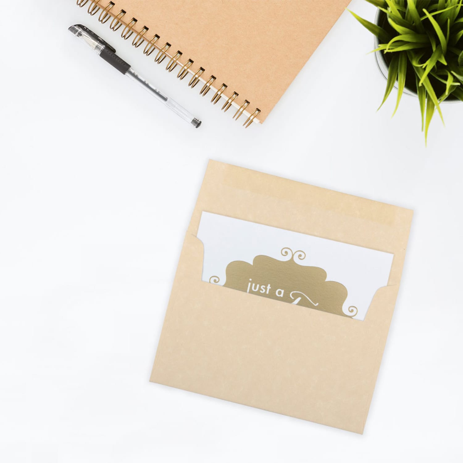 JAM Paper Parchment Booklet Invitation Envelopes, A7, Gummed Seal, 30% Recycled, Brown, Pack Of 25 - Image 4