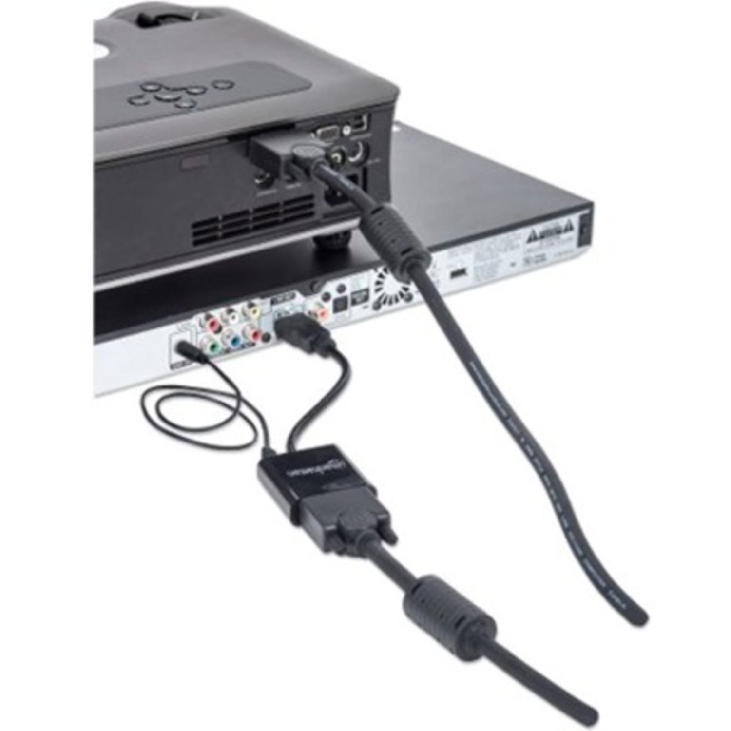 Manhattan HDMI Male To VGA Female Converter With Audio and Optional USB Micro-B Power Port, 1.64ft - Image 5