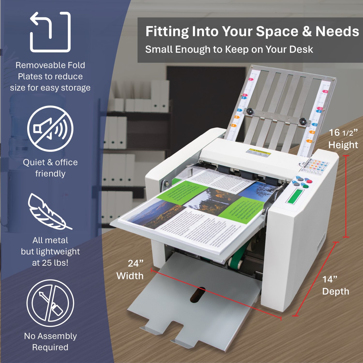 Formax FD 300 Automatic Desktop Paper & Letter Folder - Image 4