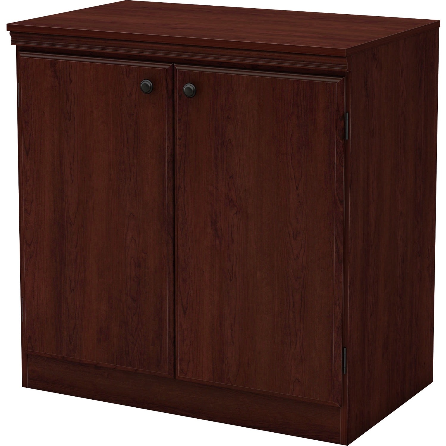 South Shore Morgan 2-Door Storage Cabinet, Royal Cherry - Image 5