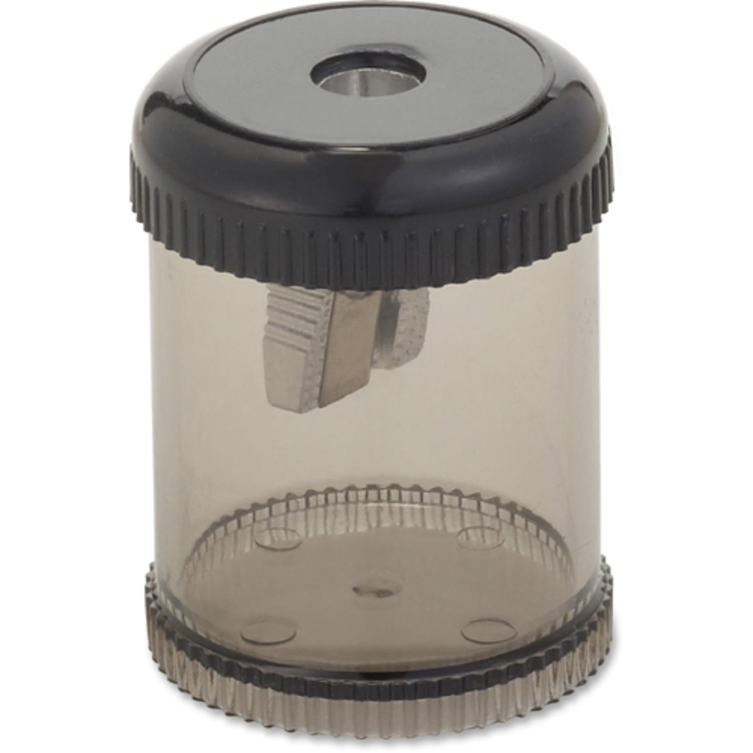Integra Round Pencil Sharpener, 1 7/8inH, Black - Image 5