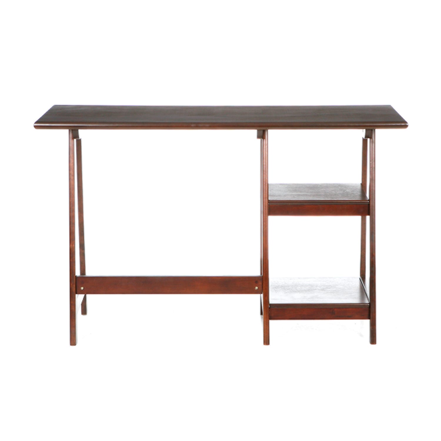 SEI Furniture Langston 47inW Straight Computer Desk, Espresso - Image 4