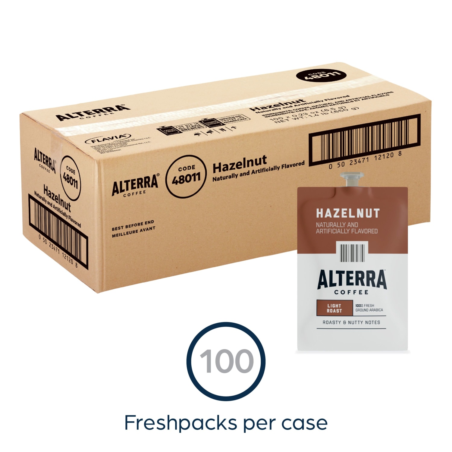 FLAVIA Coffee ALTERRA Single-Serve Coffee Freshpacks, Hazelnut, Carton Of 100 - Image 4