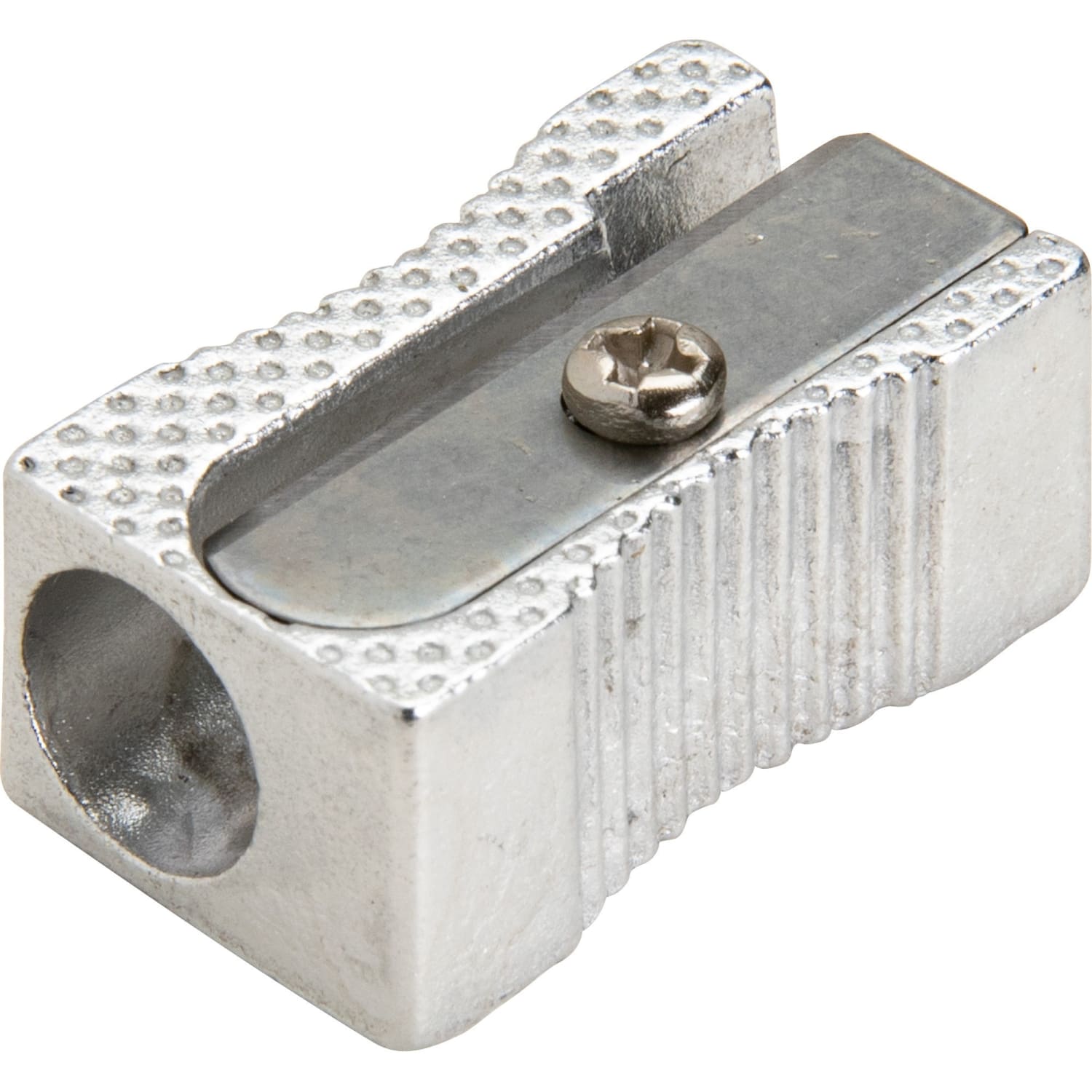Integra Aluminum Pocket Pencil Sharpener - 1 Hole(s) - Aluminum - Silver - 1 Each - Image 3