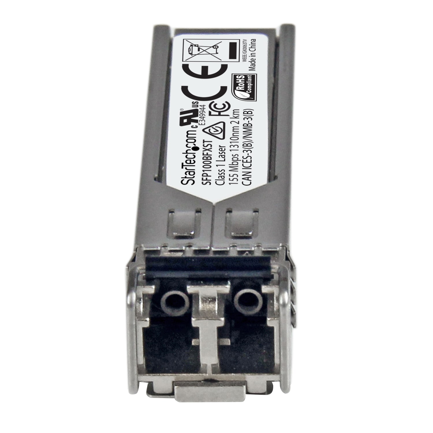 StarTech.com 100BASE-FX MSA Compliant SFP Module - LC Connector - Fiber SFP Transceiver - Lifetime Warranty - SFP100BFXST - Image 4