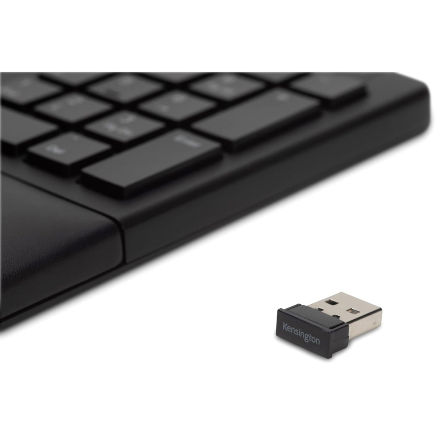 Kensington Pro Fit Ergo Wireless Keyboard and Mouse-Black - USB Wireless Bluetooth/RF 4.0 2.40 GHz Keyboard - Black - USB Wireless Bluetooth/RF Mouse - Black - Compatible with PC, Mac - Image 6