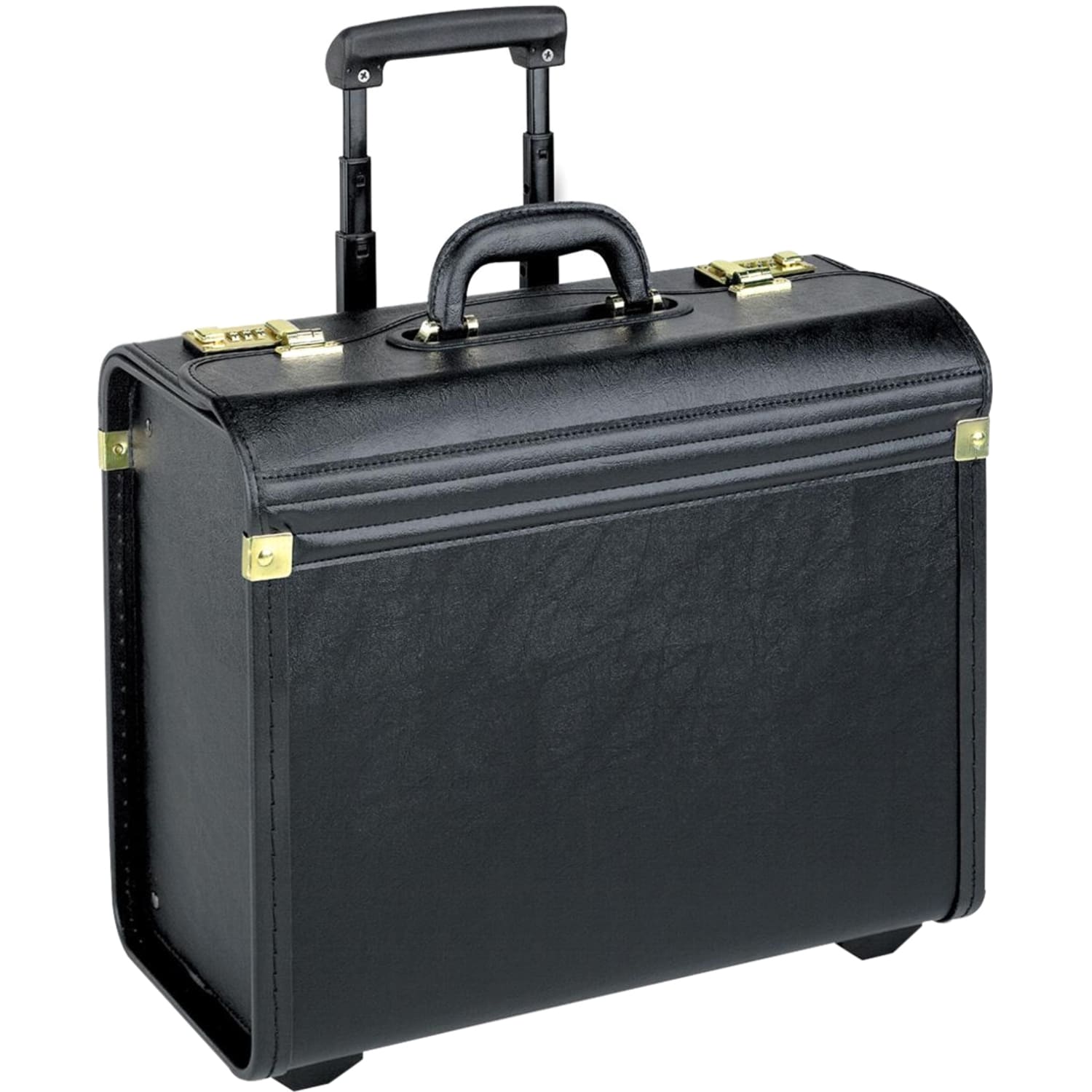 Lorell Oversized Rolling Catalog Case, Black - Image 4