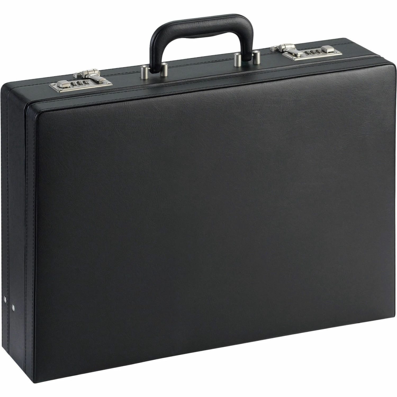 LYS NuSparc Expandable Attache Case, 12 1/2inH x 17 1/2inW x 4inD, Black