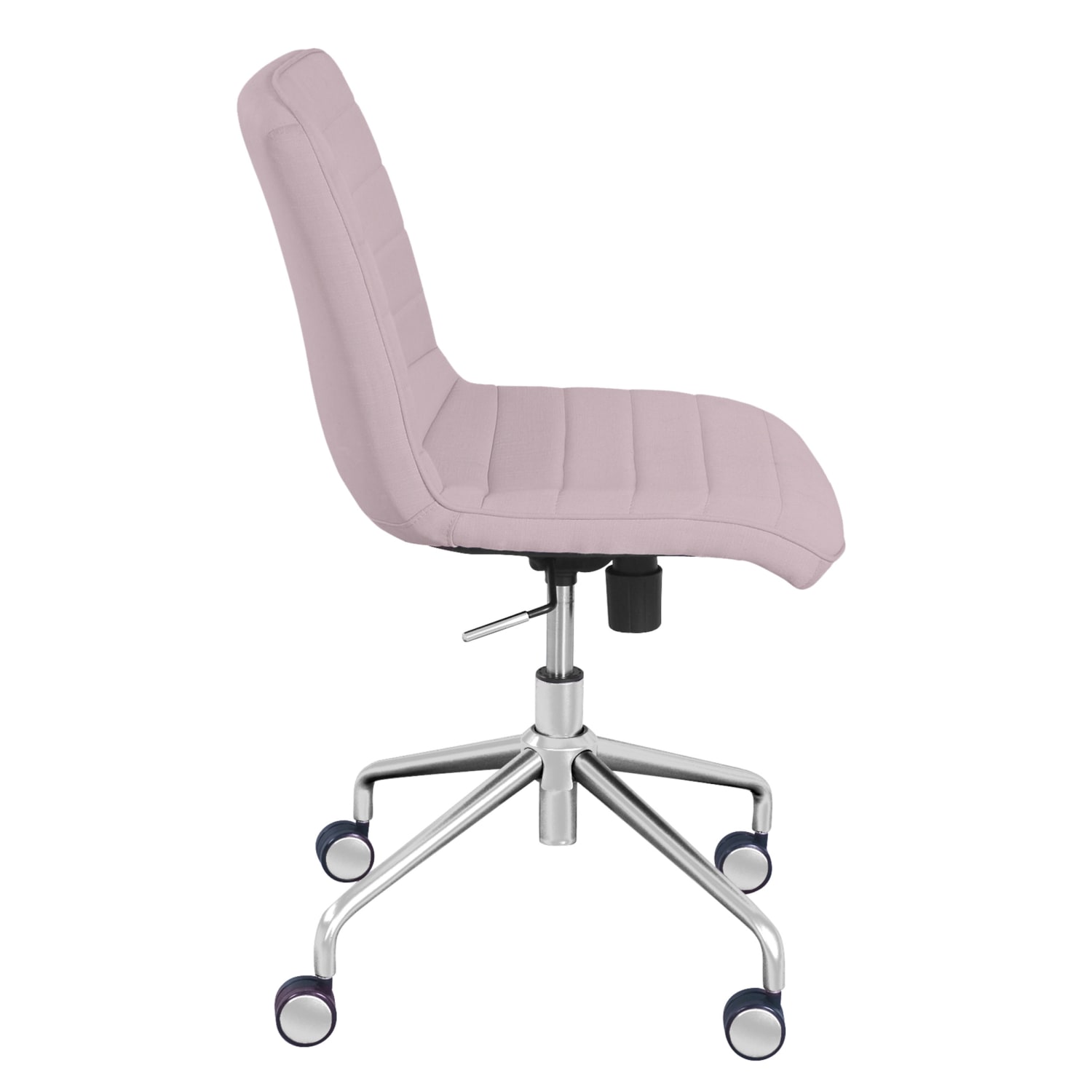 Elle Decor Adelaide Mid-Back Task Chair, Pink/Rose Gold - Image 4