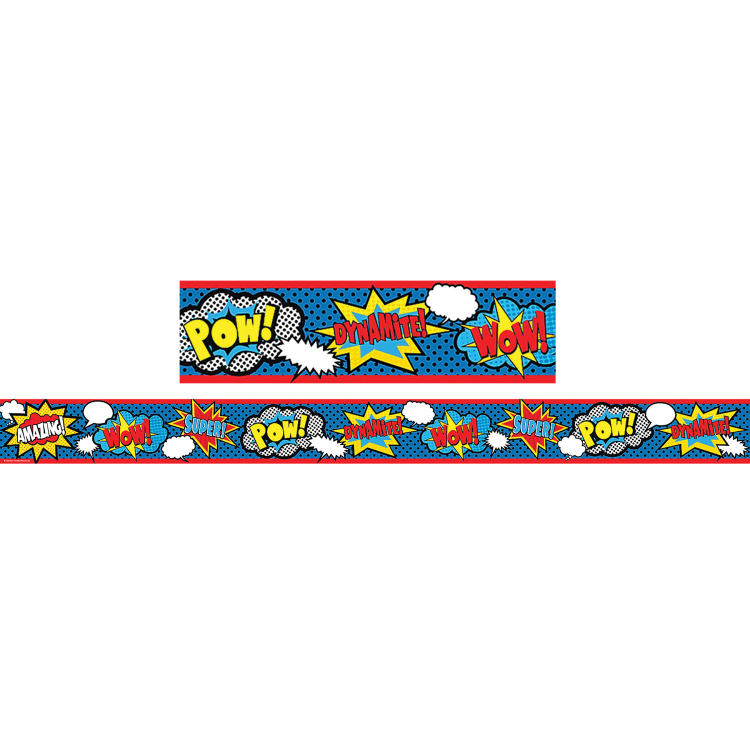 Teacher Created Resources Straight Border Trim, 3in x 35in, Superhero, 12 Pieces Per Pack, Set Of 6 Packs - Image 3