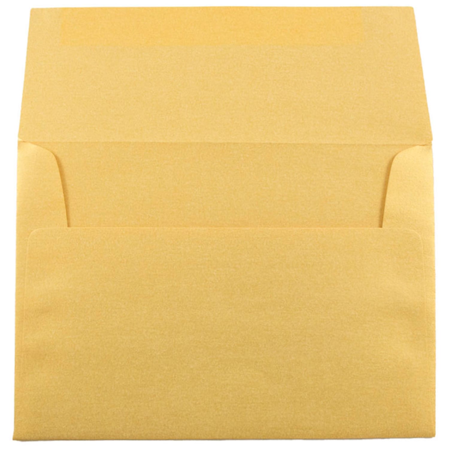 JAM Paper Booklet Invitation Envelopes, A6, Gummed Seal, Stardream Metallic Gold, Pack Of 25 - Image 3