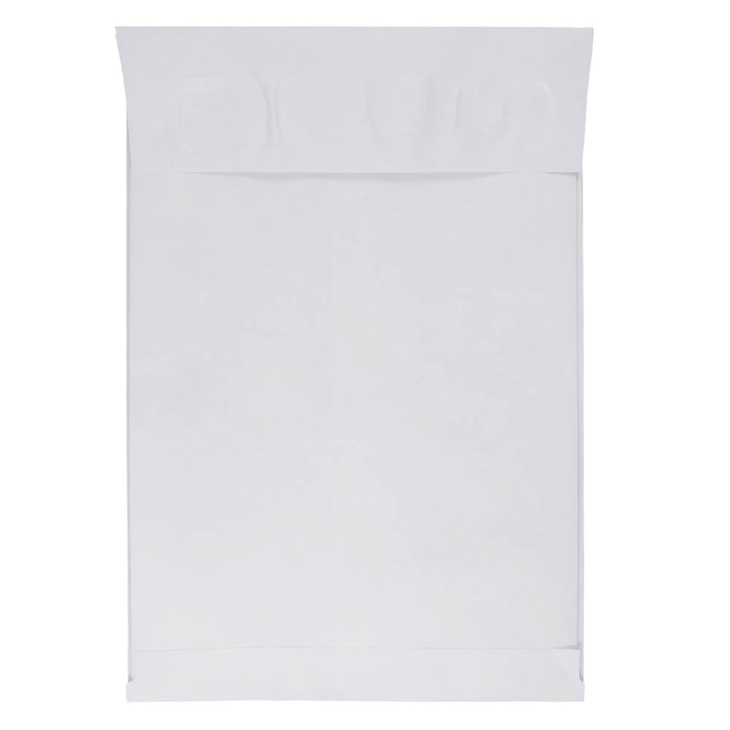 JAM Paper Tyvek Open-End 13inH x 10inW x 2inD Envelopes, Peal & Seal Closure, White, Pack Of 100 Envelopes - Image 4