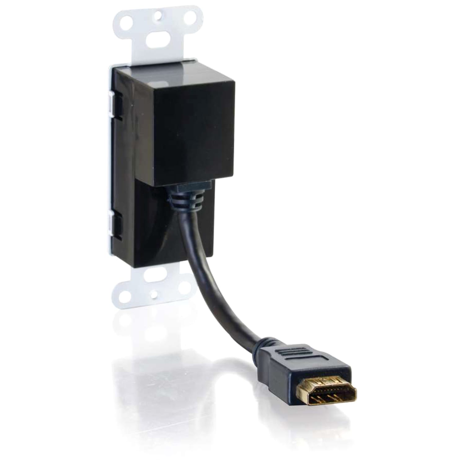 C2G HDMI Pass Through - Decorative Wall Plate - White - White - 2 x HDMI Port(s) - Image 5