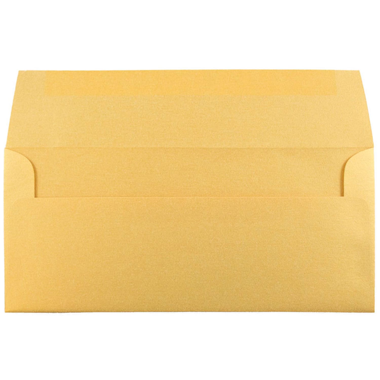 JAM PAPER #10 Metallic Business Envelopes, 4 1/8 x 9 1/2, Gold Stardream, 25/Pack - Image 3