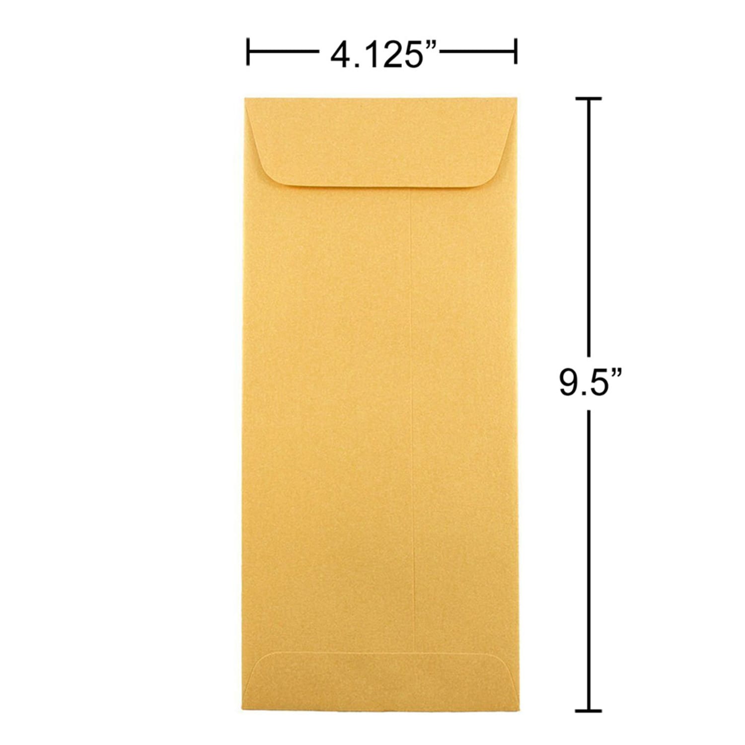 JAM Paper #10 Policy Envelopes, Button & String, Gold Stardream Metallic, Pack Of 25 - Image 5