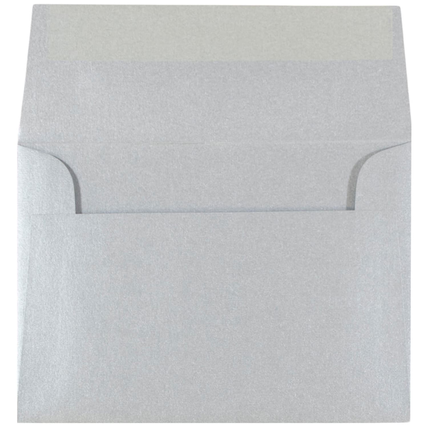 JAM Paper Booklet Envelopes, #4 Bar (A1), Gummed Seal, Stardream Silver Metallic, Pack Of 25 - Image 3