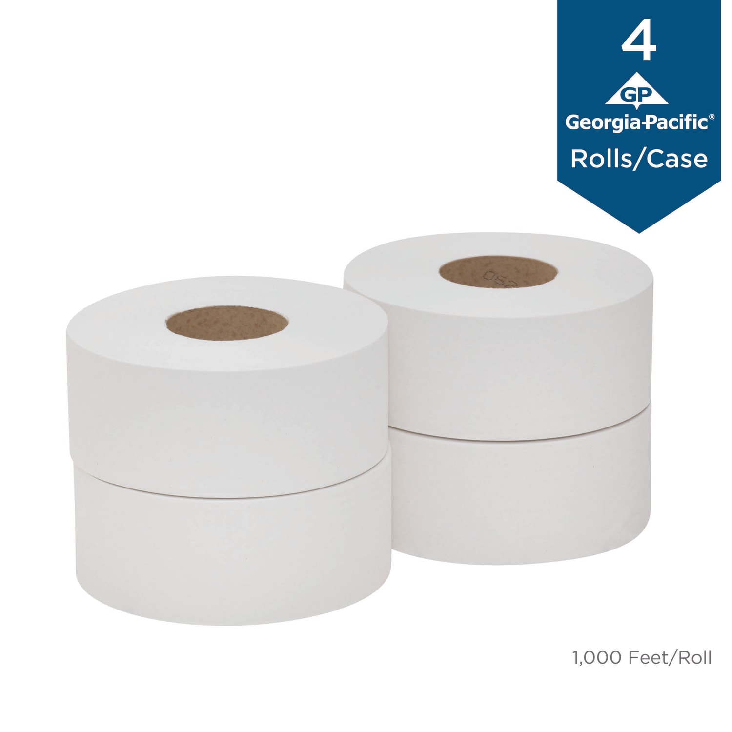 Georgia-Pacific PRO Convenience Pack Jumbo Jr. Roll 2-Ply Toilet Paper, 1000ft Per Roll, Pack Of 4 Rolls - Image 4