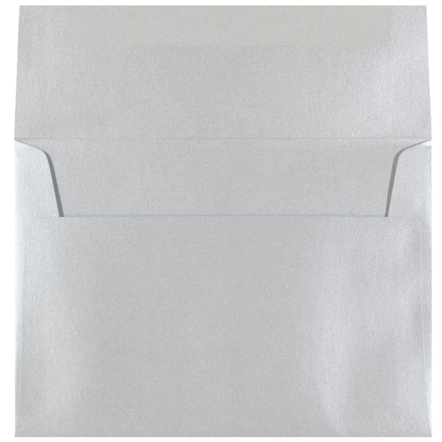 JAM Paper Booklet Invitation Envelopes, A7, Gummed Seal, Stardream Metallic Silver, Pack Of 25 - Image 3