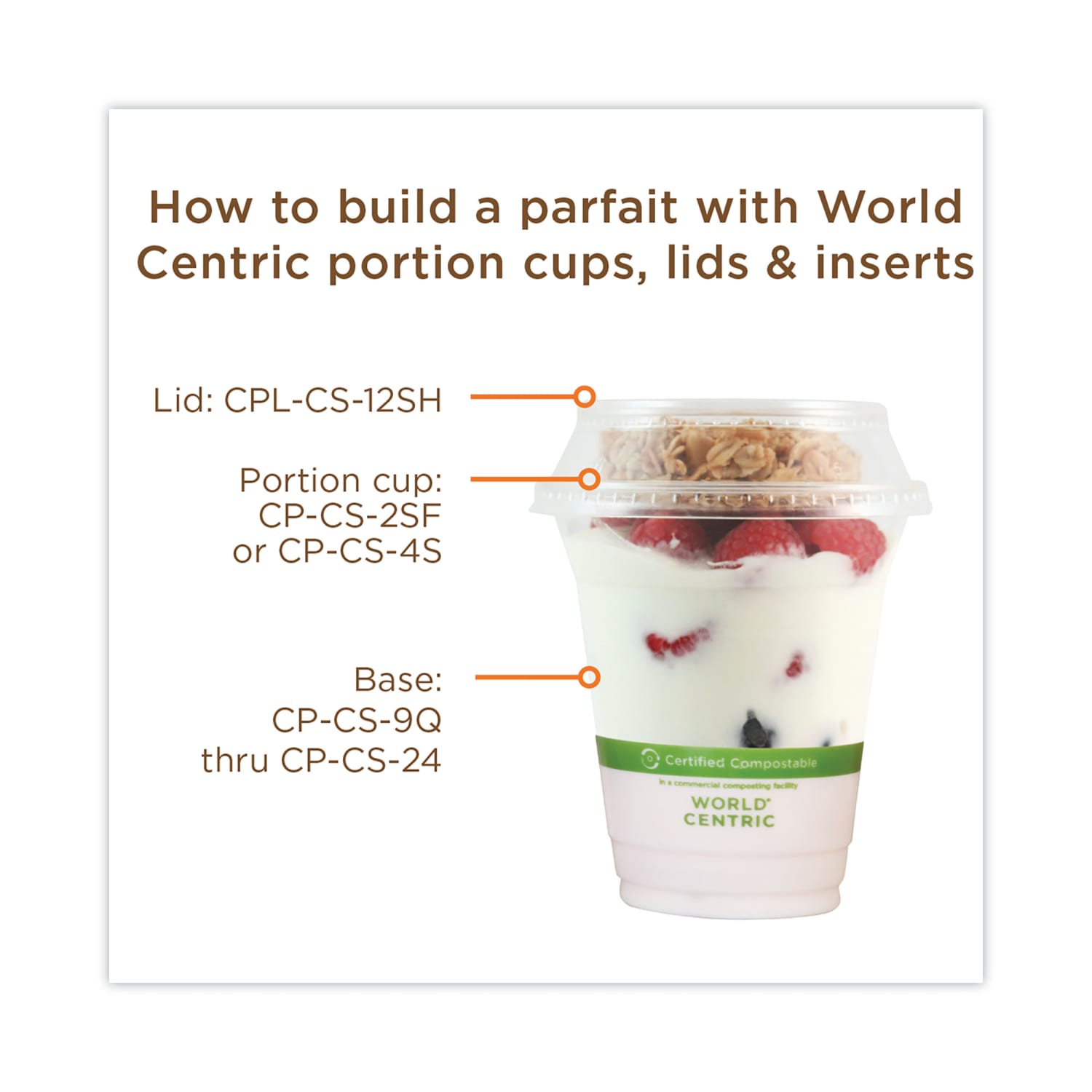 World Centric PLA Cold Cups, Flat Style, 2 Oz, Clear, Carton Of 2,000 Cups - Image 3