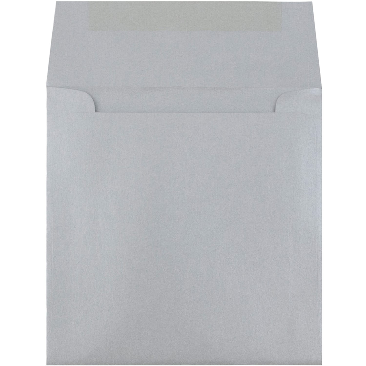 JAM Paper Square Stardream Metallic Envelopes, 6in x 6in, Gummed Seal, Silver, Pack Of 25 - Image 3
