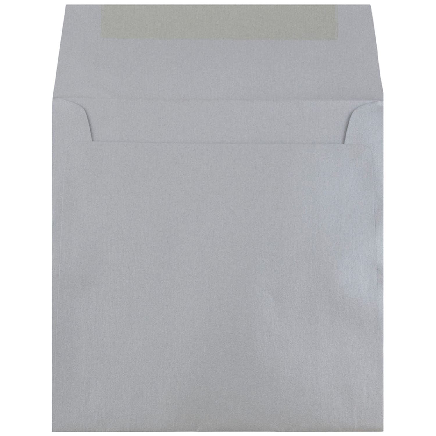 JAM Paper Square Stardream Metallic Envelopes, 6 1/2in x 6 1/2in, Gummed Seal, Silver, Pack Of 25 - Image 3